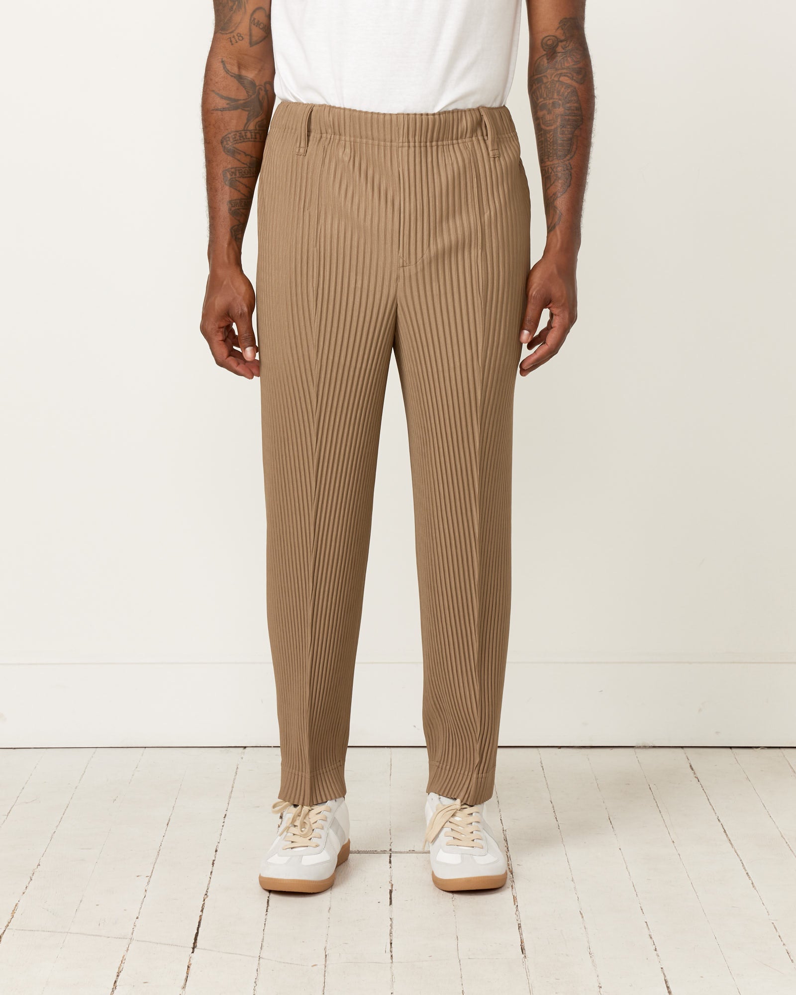 KILO LOOSE-FIT DRAWSTRING TROUSERS IN MOCHA