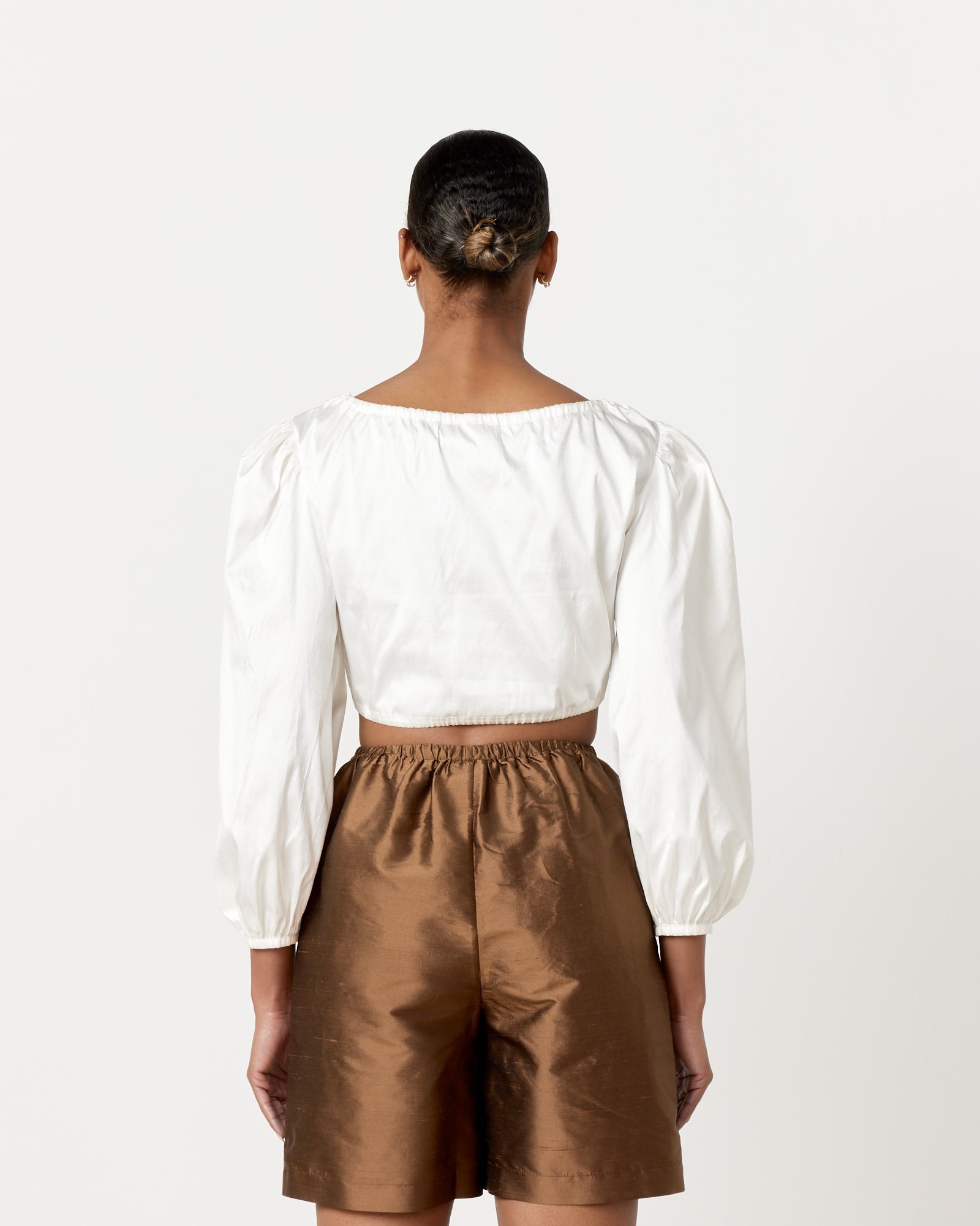 Lupe Blouse in Ivory