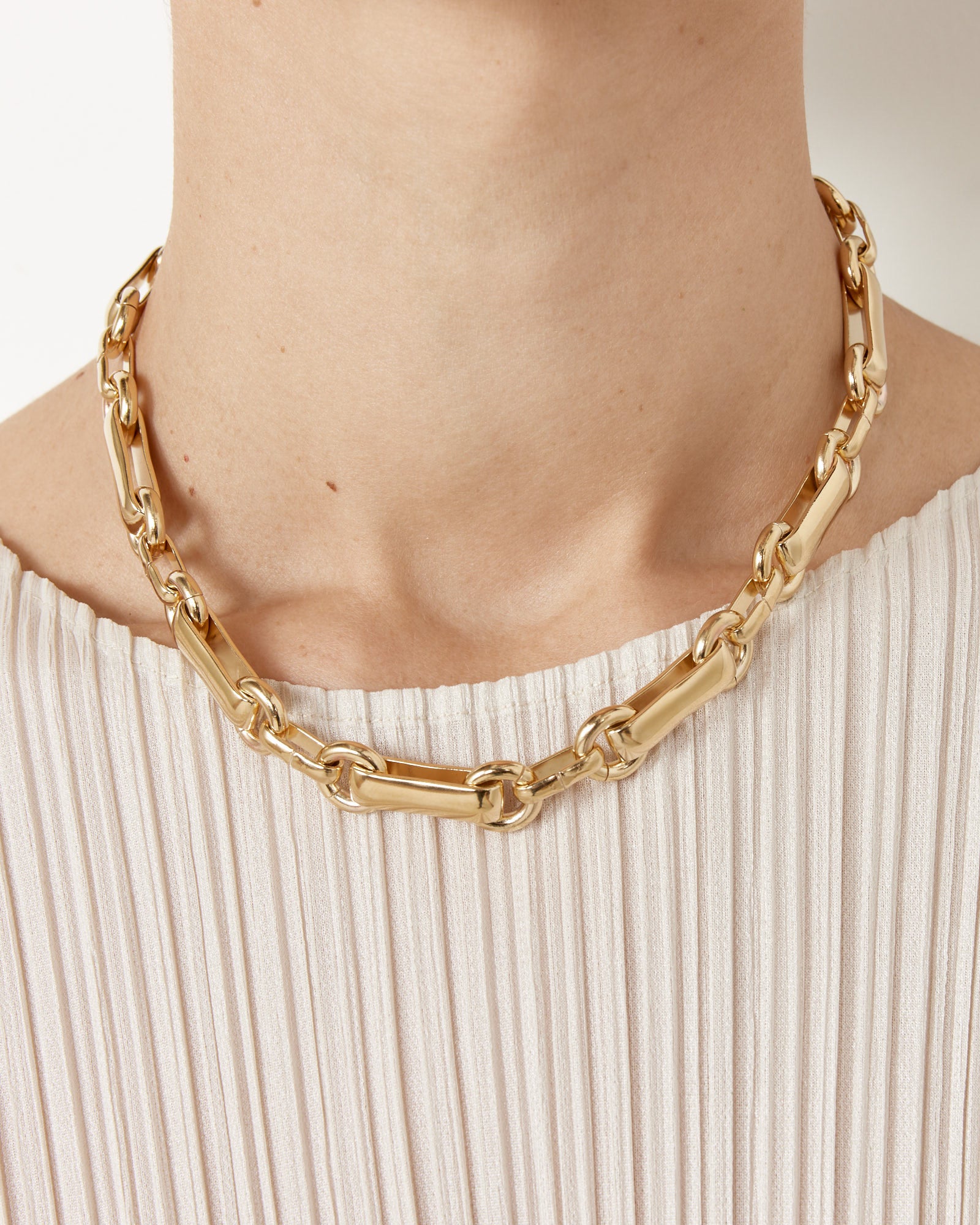 Sienna Necklace in 14K Plated Brass