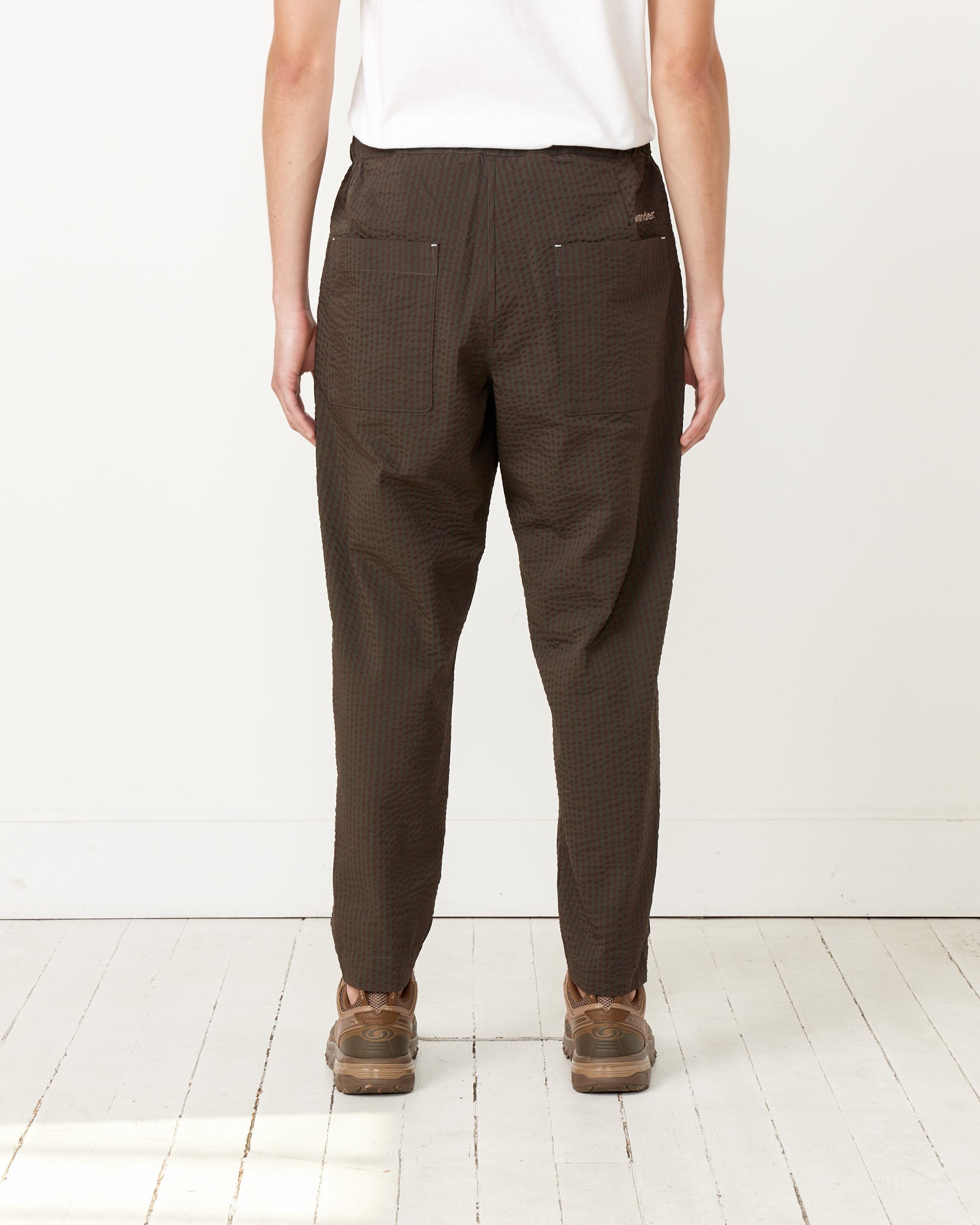 Dry Soft Seersucker Pants in Khaki