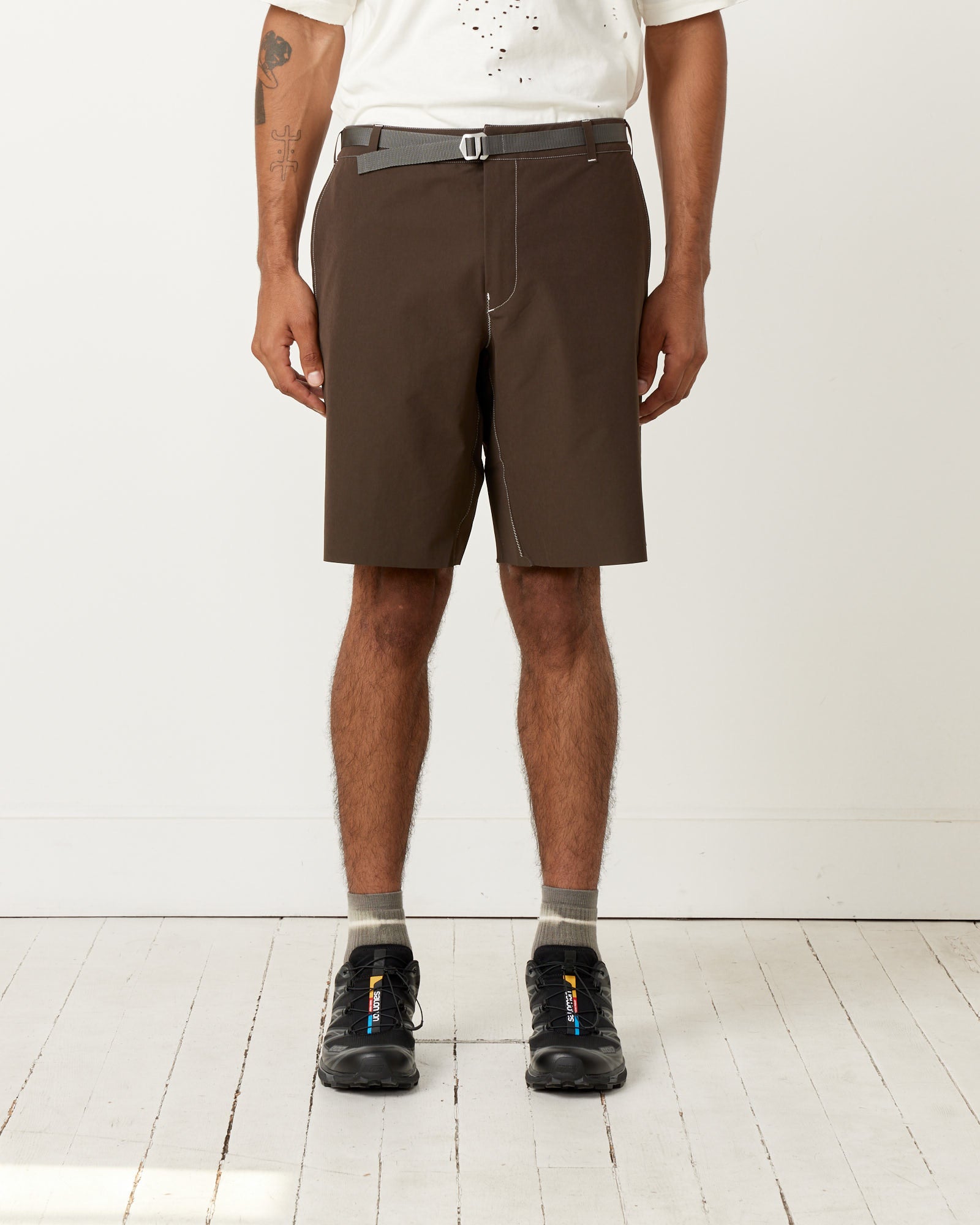 PeaceShell Standard Climb Shorts in Brown