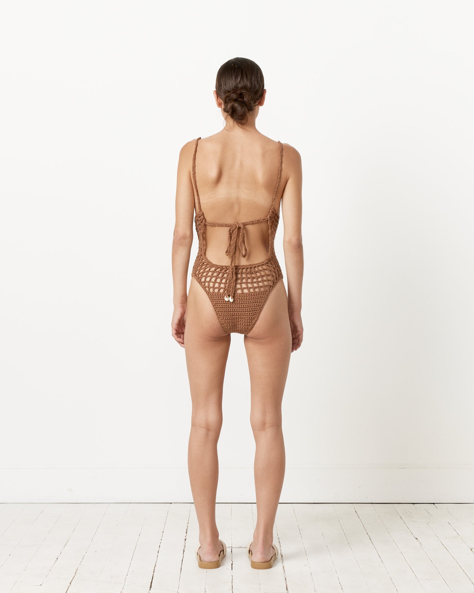 Celina Swimsuit in Brown