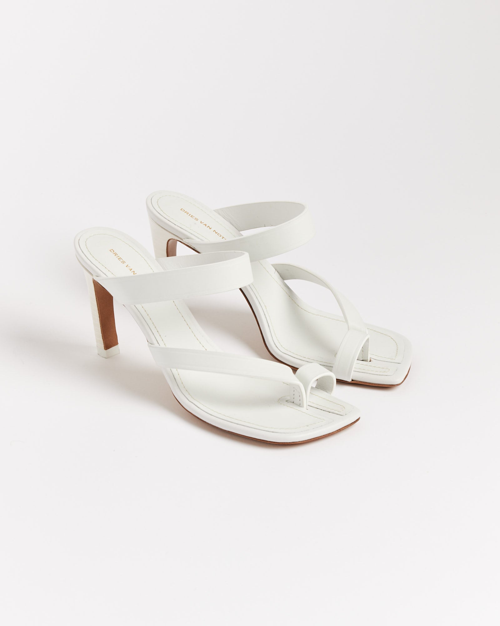 Heeled Sandals in White