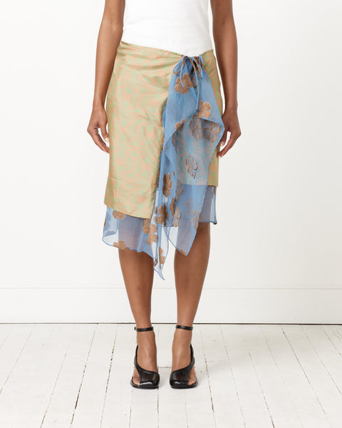 DRIES VAN NOTEN - Women Silk Wrap Skirt – Atelier New York