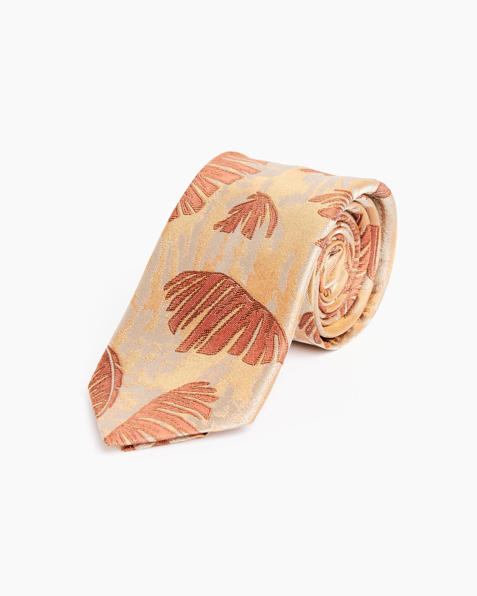 Jacquard Tie in Orange