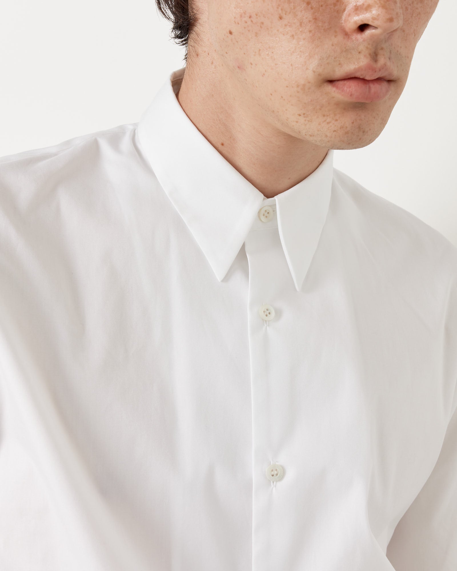 Clasen Short Sleeve Shirt in White