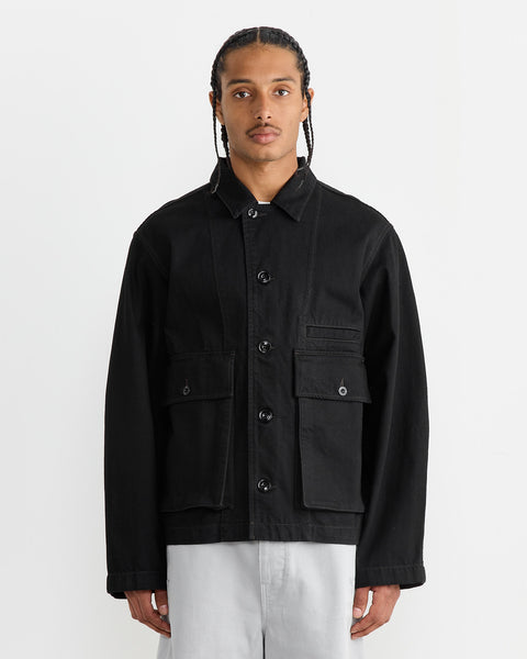Black Boxy Jacket | LEMAIRE