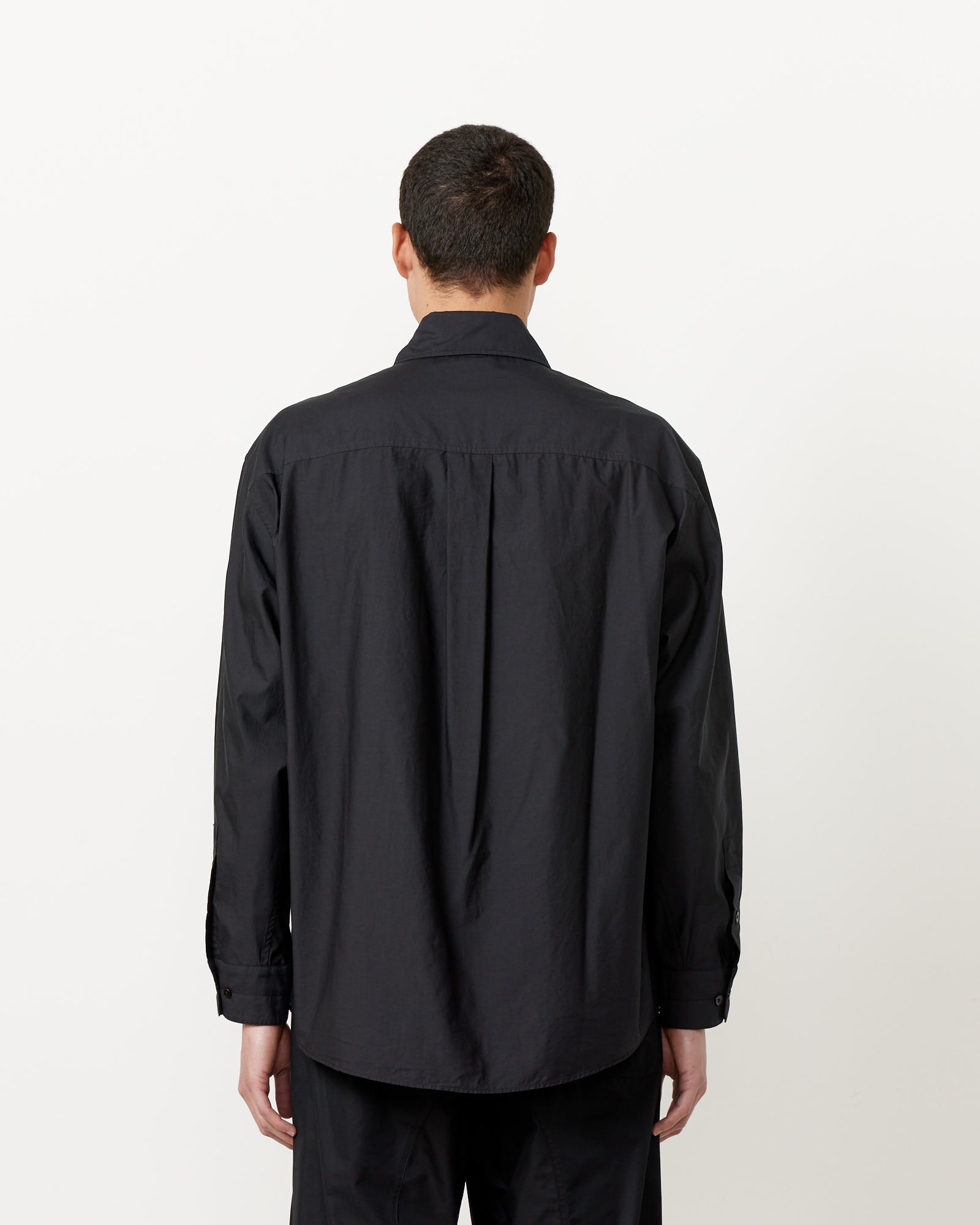 Double Pocket Shirt in Black