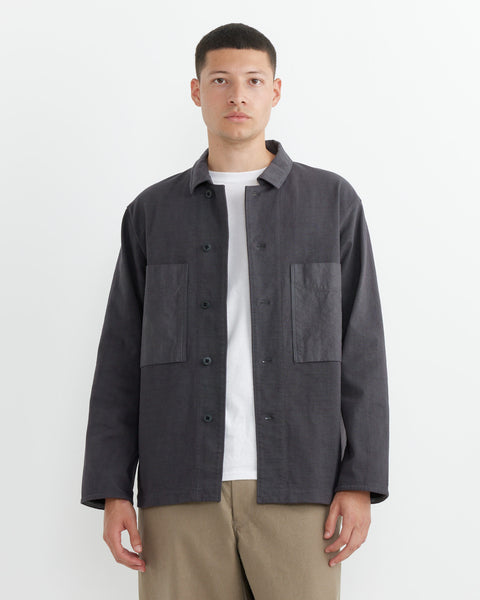 ジャケット・アウター Jackman Dotsume BB Shirt Dotsume BB Shirt in Ink Black