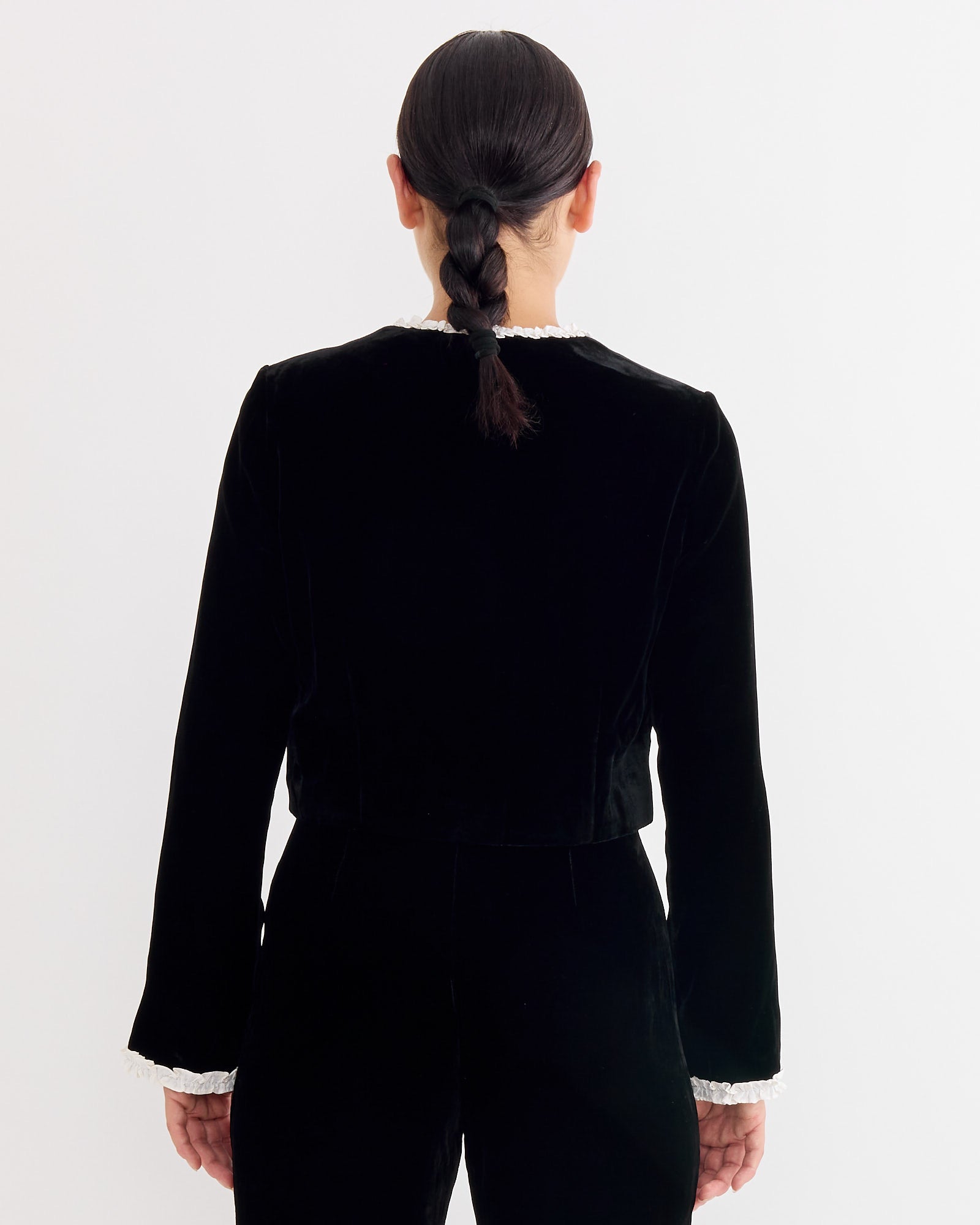 Madeleine Jacket in Black/Ivory - Black/Ivory / S (262520)