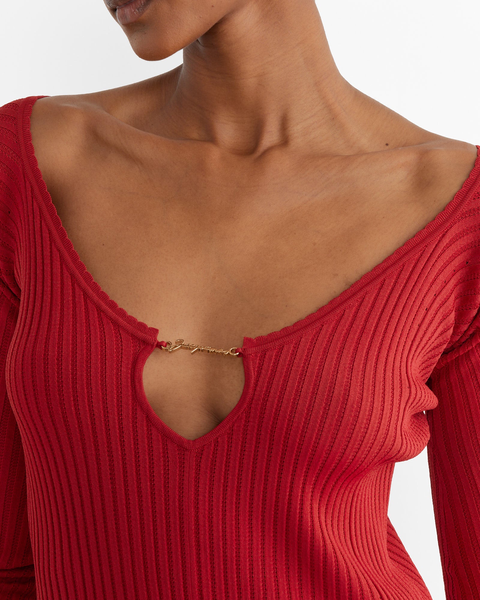 La Mini Robe Pralu Dress in Dark Red La Mini Robe Pralu Dress in Dark Red