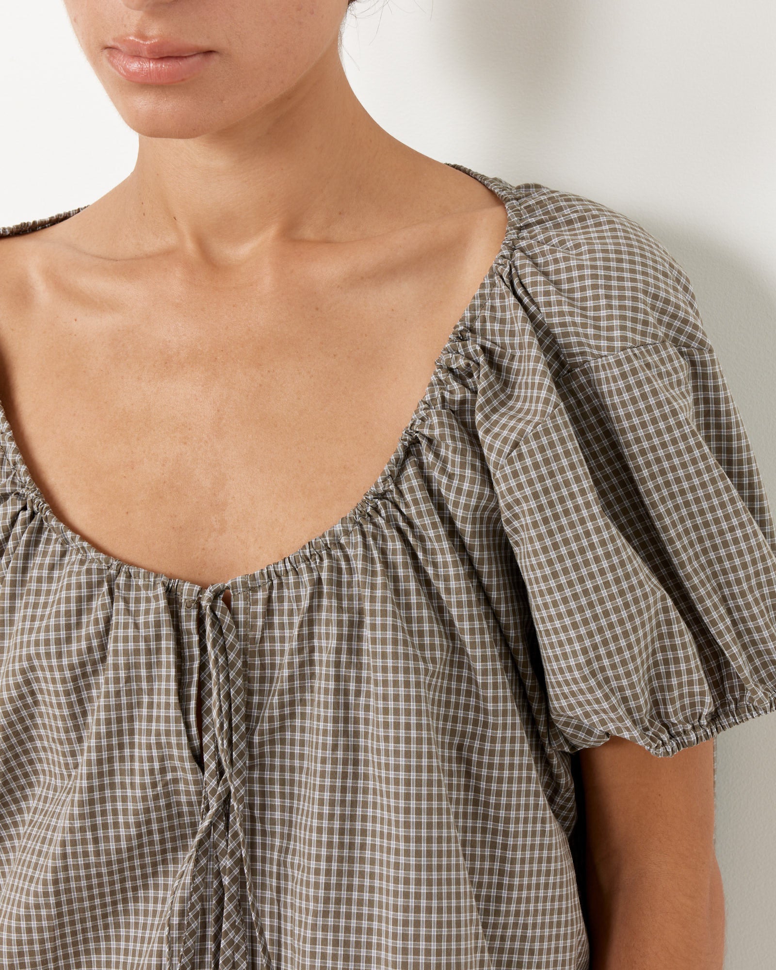 deiji studios mini dress V-Pleat Dress