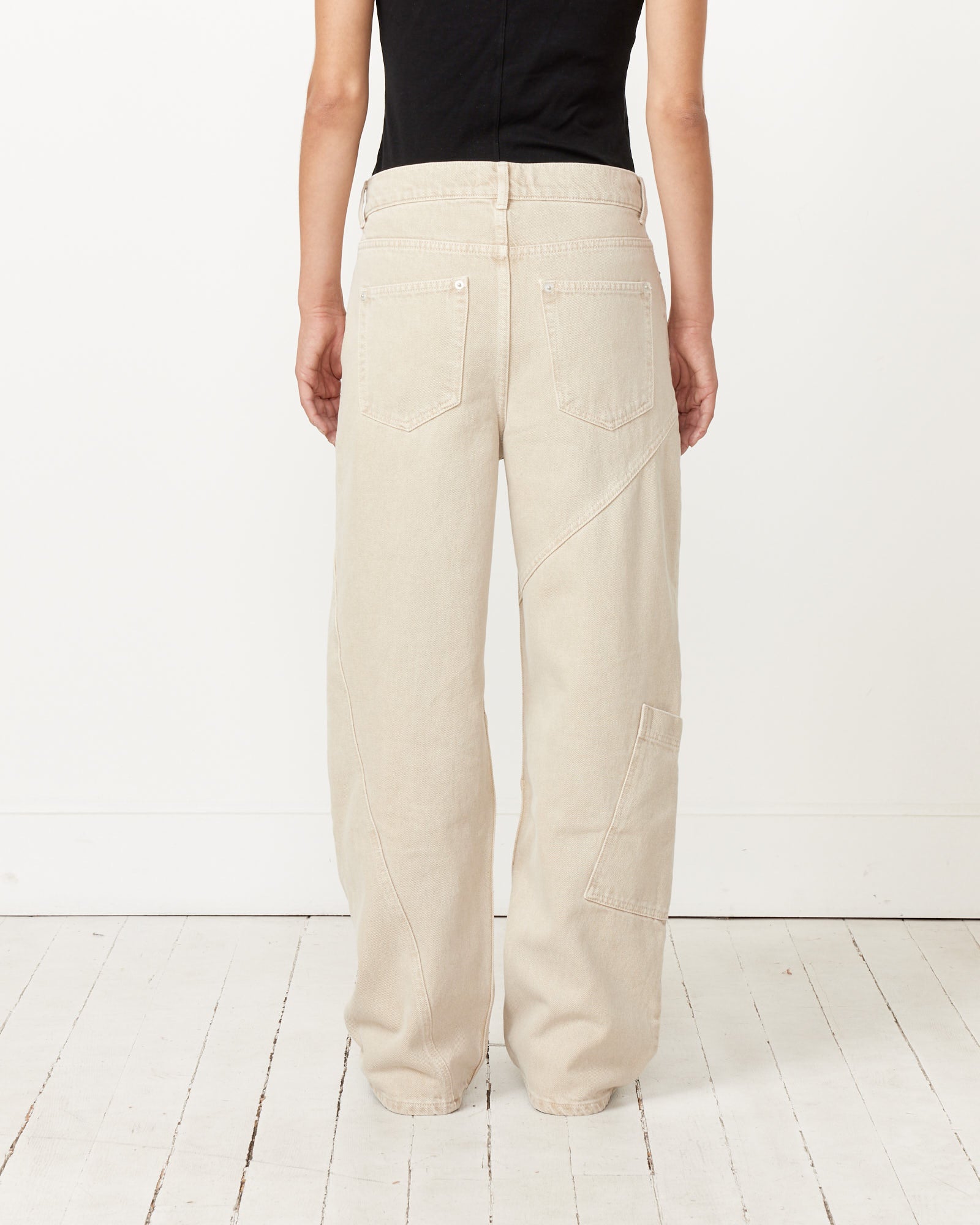 Beverly Trouser in Wood Ash