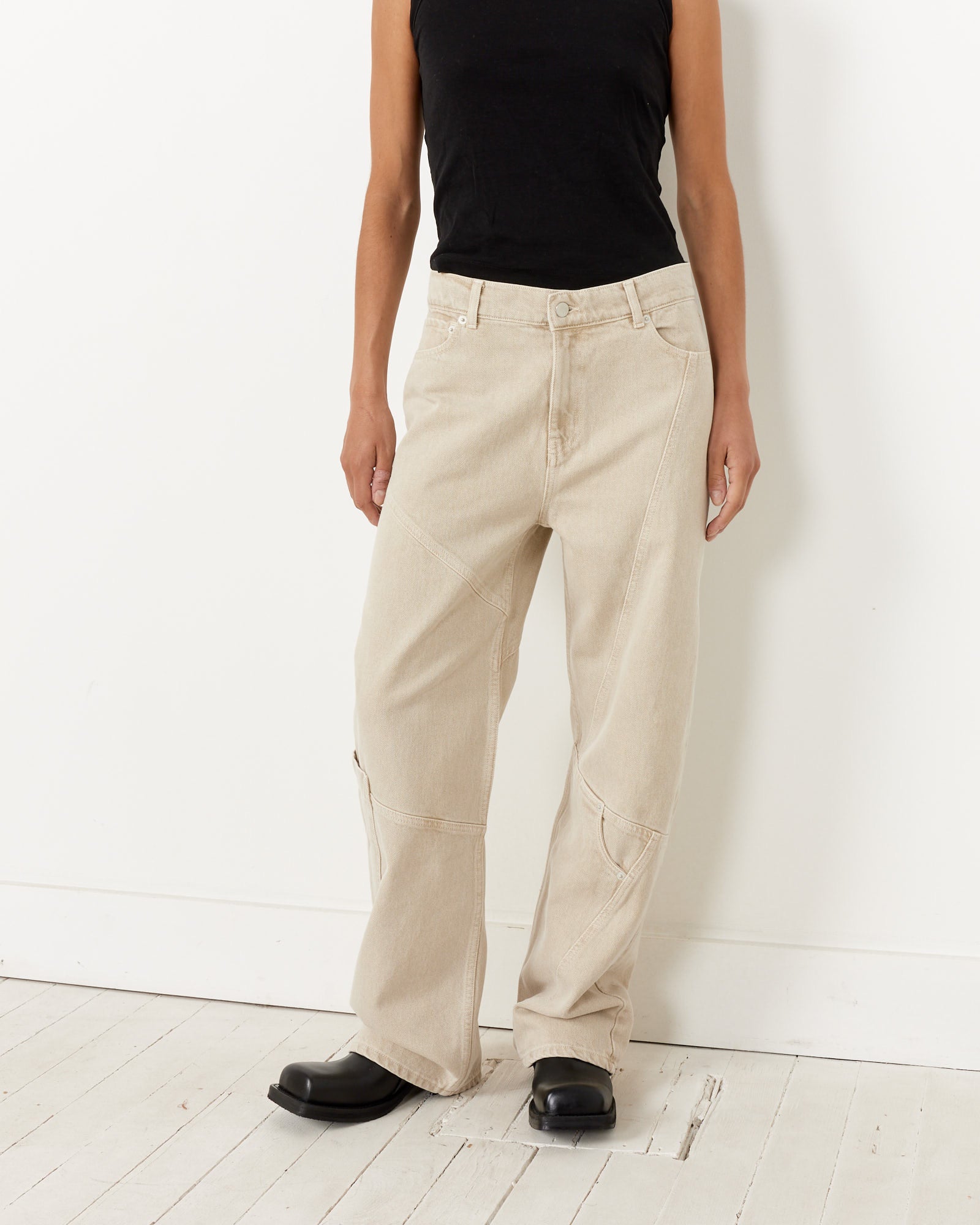 Beverly Trouser in Wood Ash