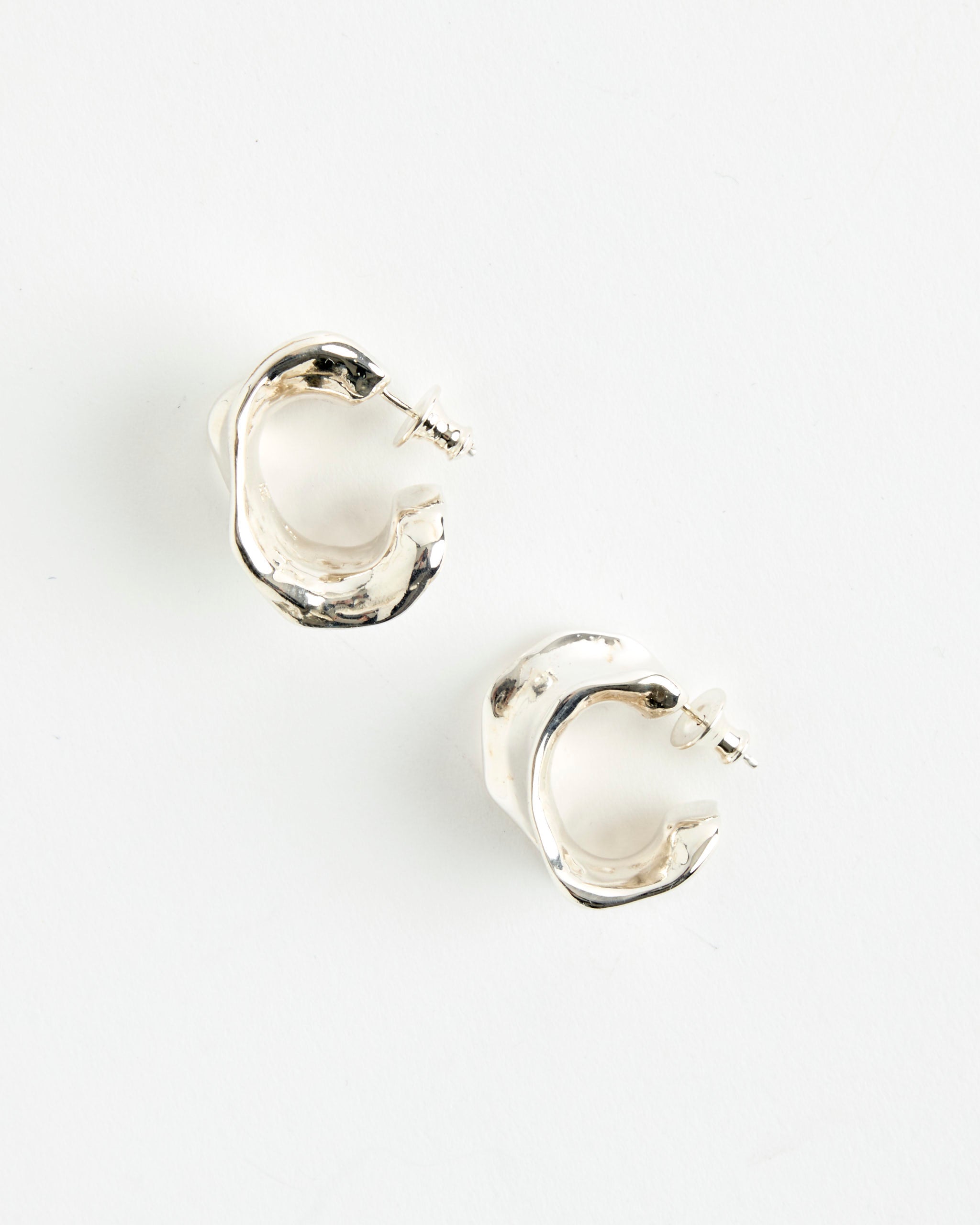 Calamari Hoops in Sterling Silver - Default Title (264012)