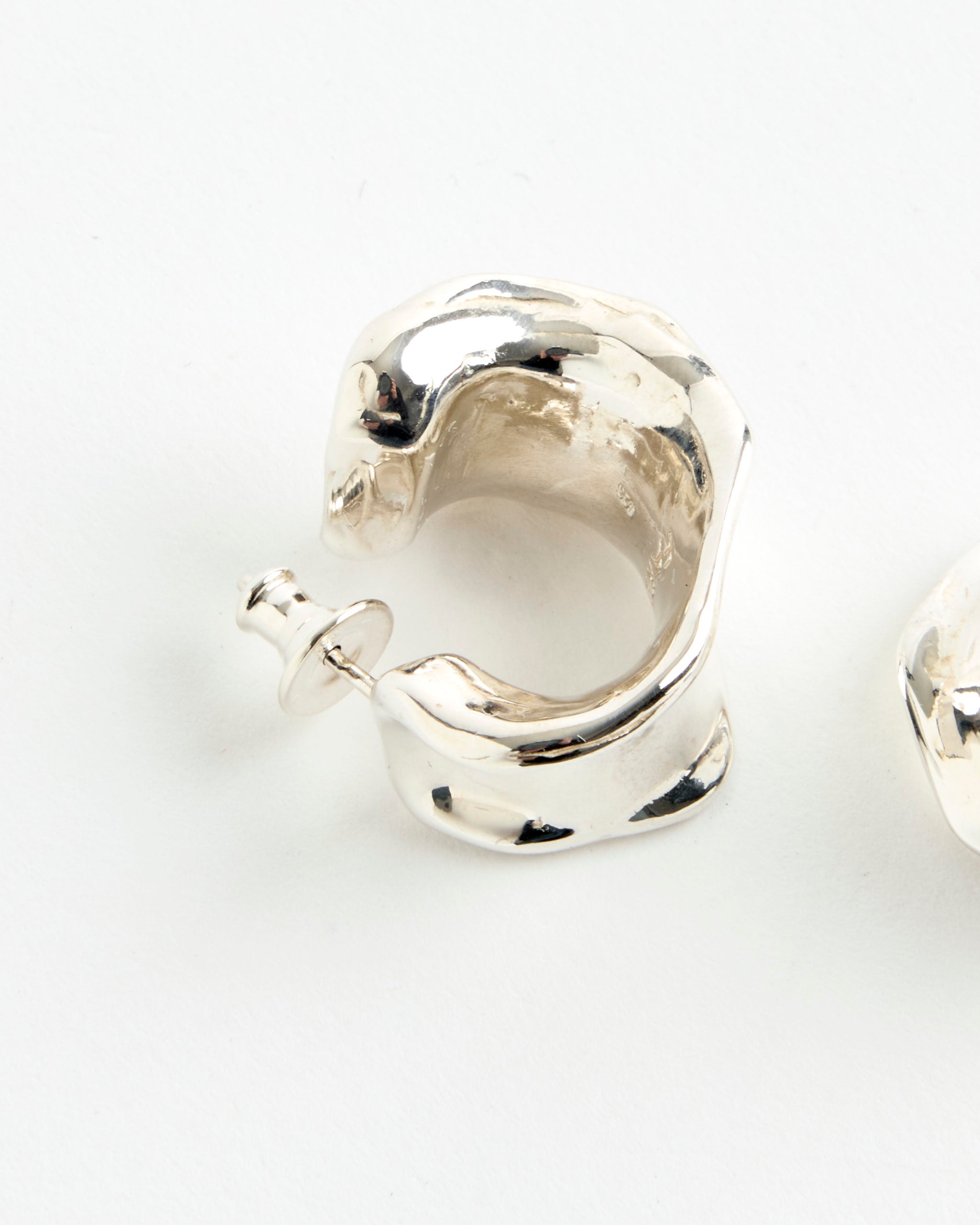 Calamari Hoops in Sterling Silver - Default Title (264012)