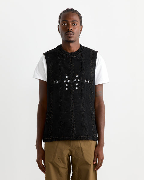 sublationsFURROW KNIT VEST .11【BLACK】 FURROW KNIT VEST .11【BLACK】 – SUBLATIONS