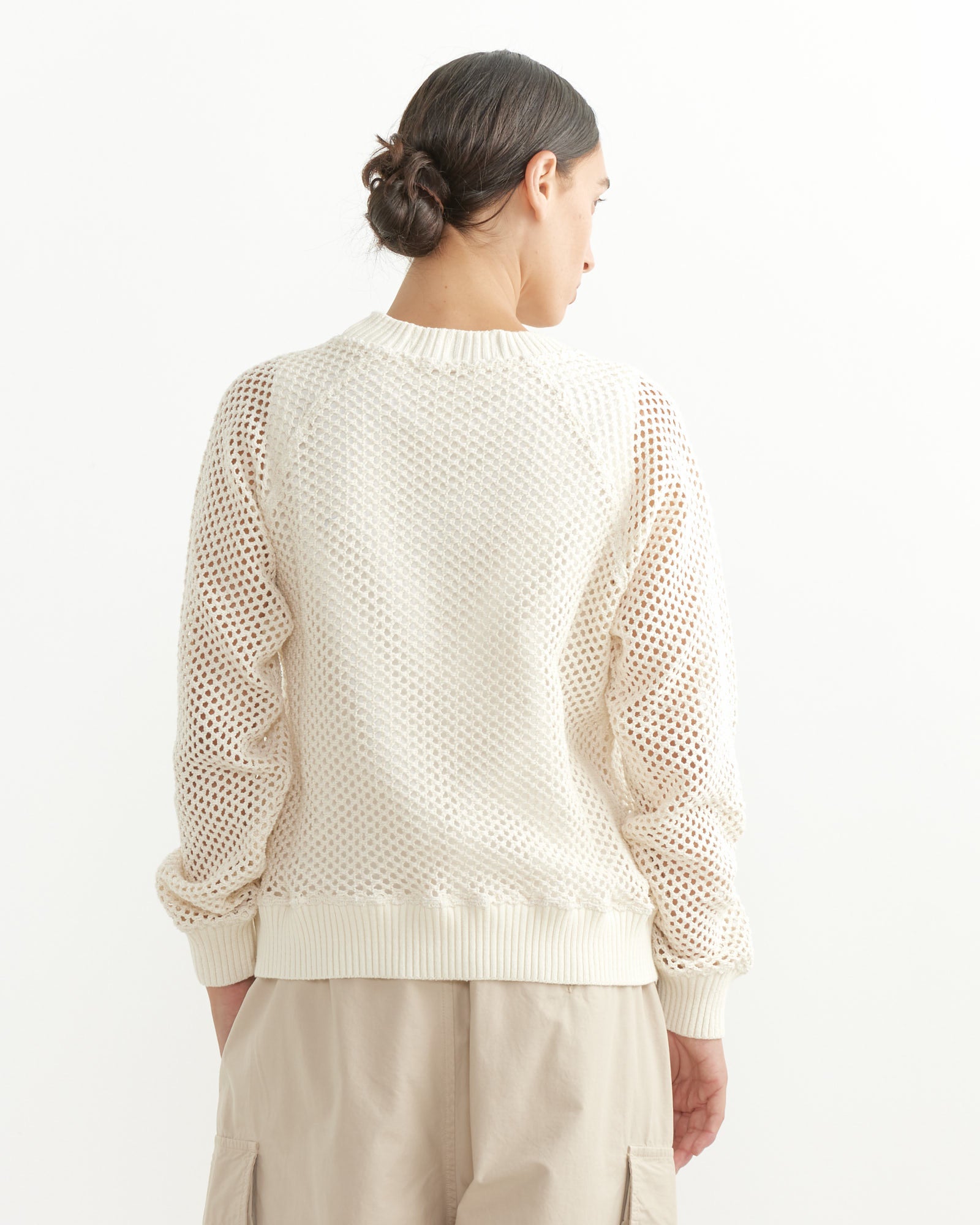 White boxy sweater new arrivals