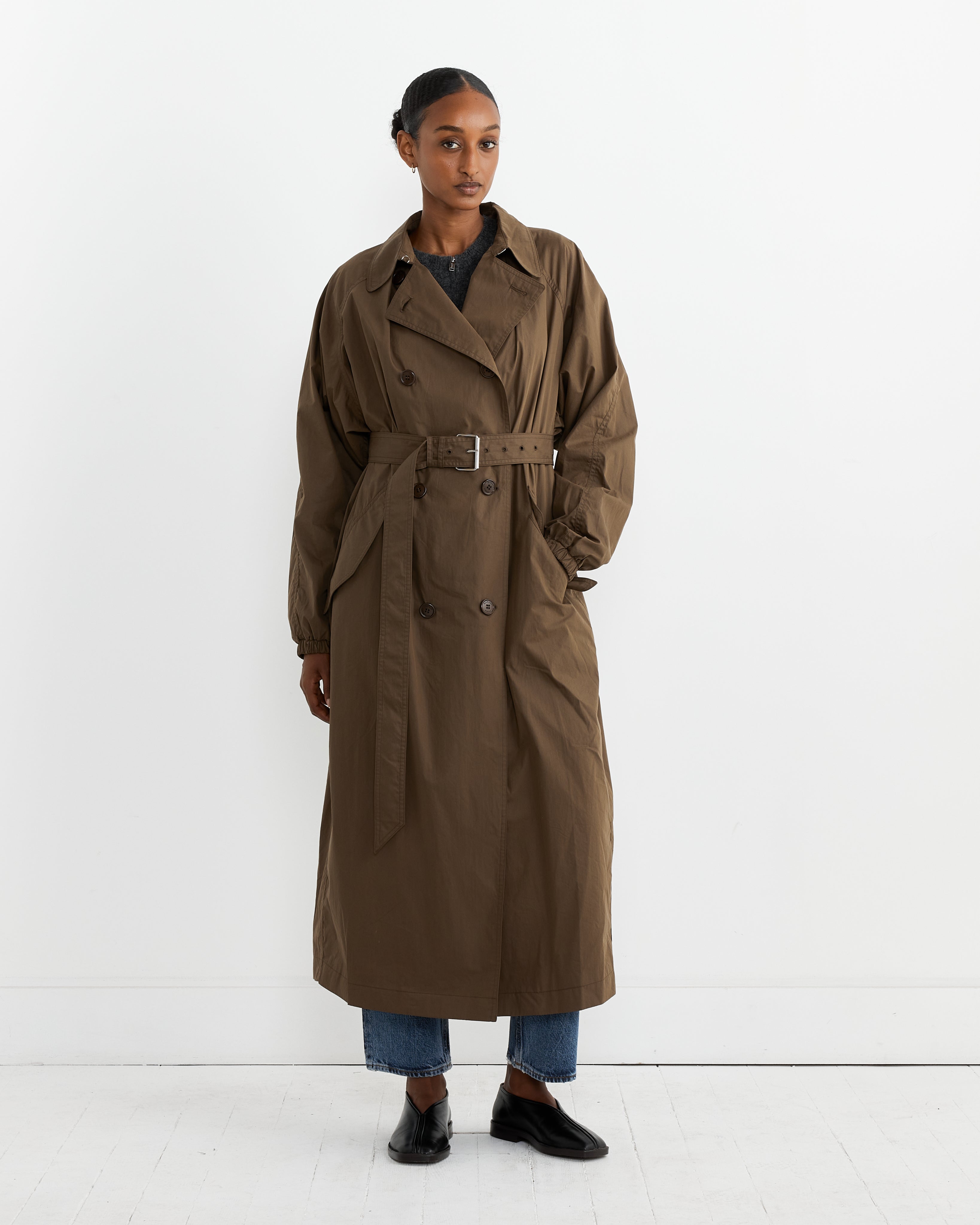 Cacilda Coat in Khaki - Main Image