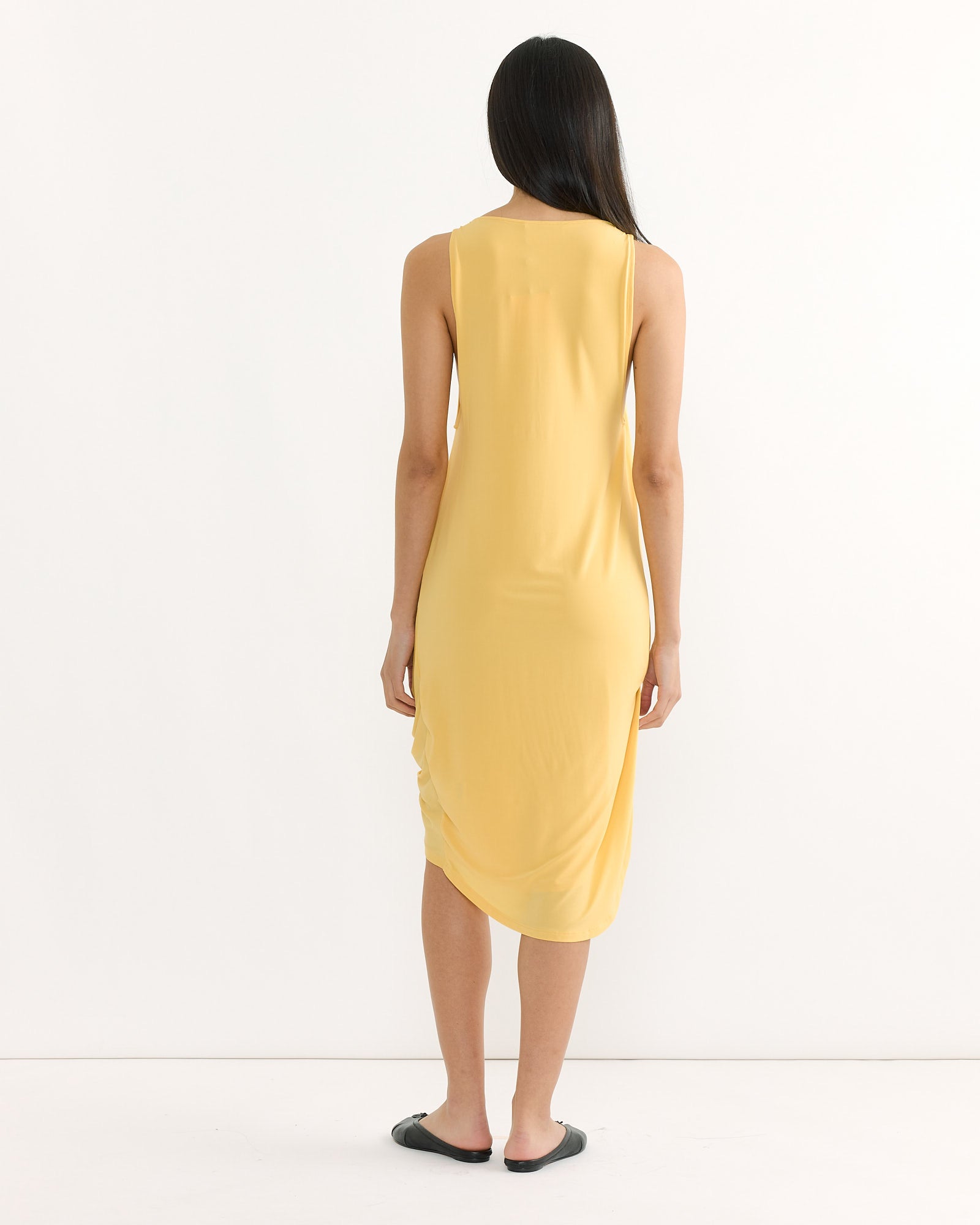 La Robe Peplo Courte Dress in Yellow La Robe Peplo Courte Dress in Yellow