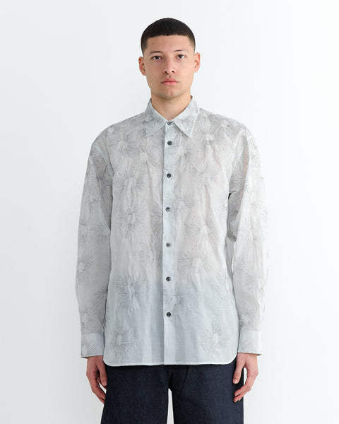 Long Sleeve Shirt in Ice Blue