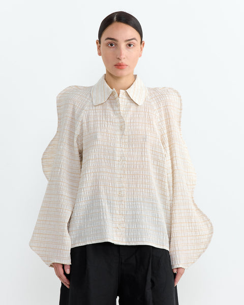 Octo Shirt in Raw Beige