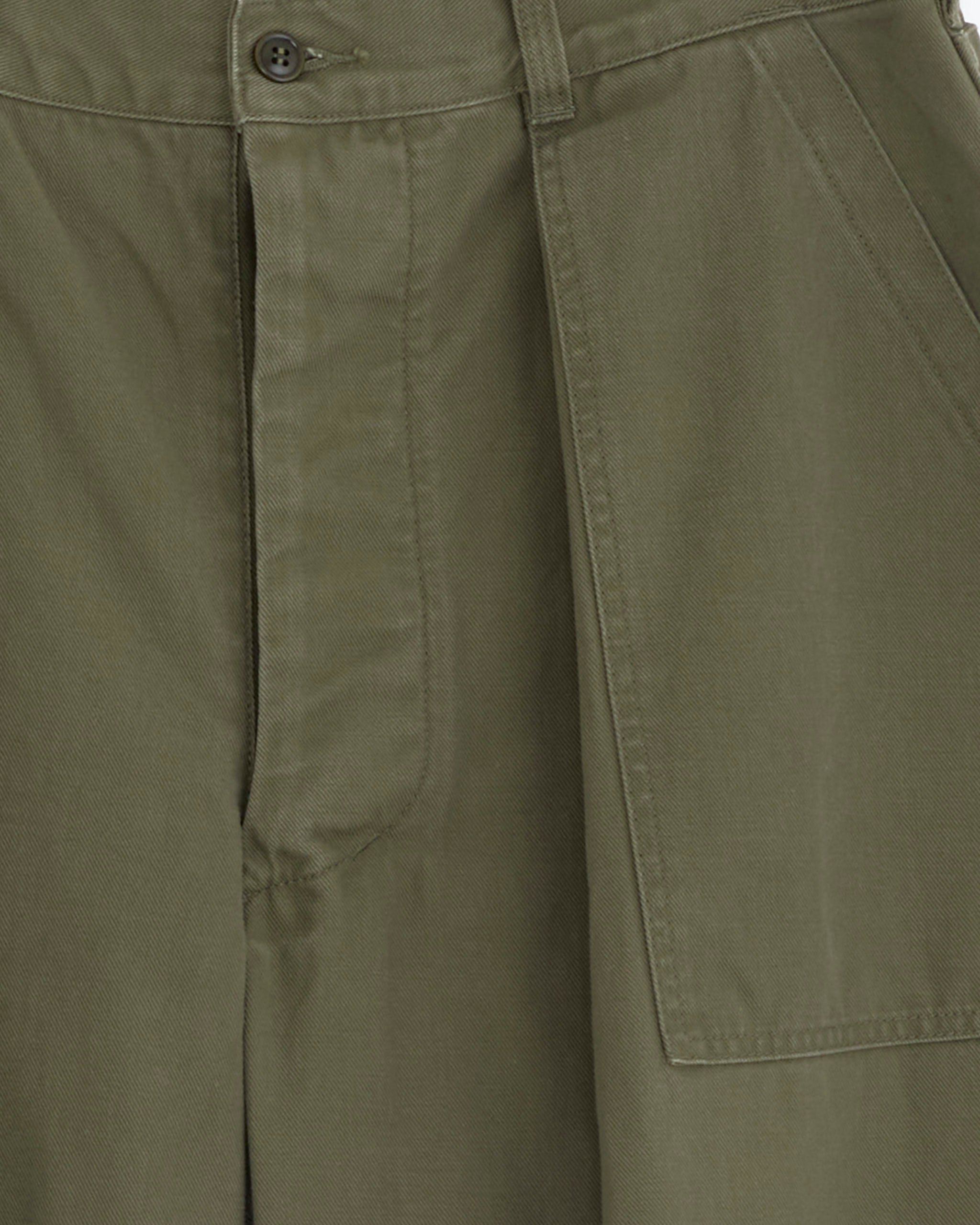 USAF Hemmed Bottoms in Olive - Olive / 3 (268381)