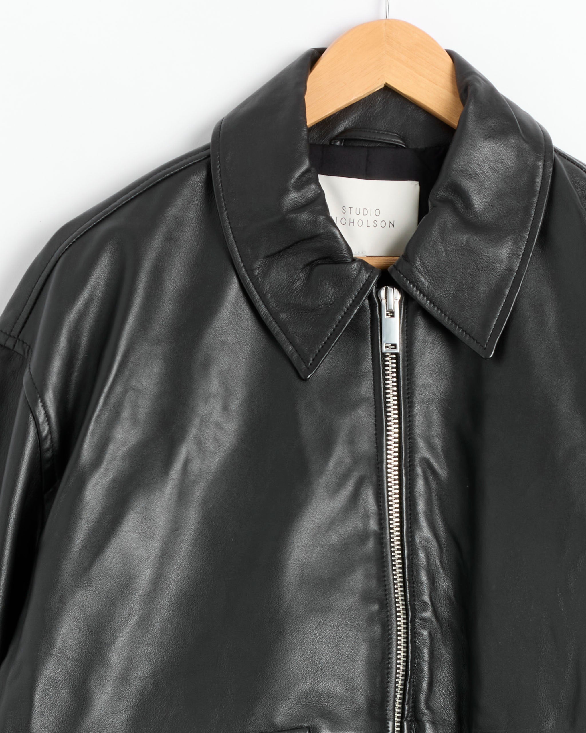 Piston Bomber Jacket in Black