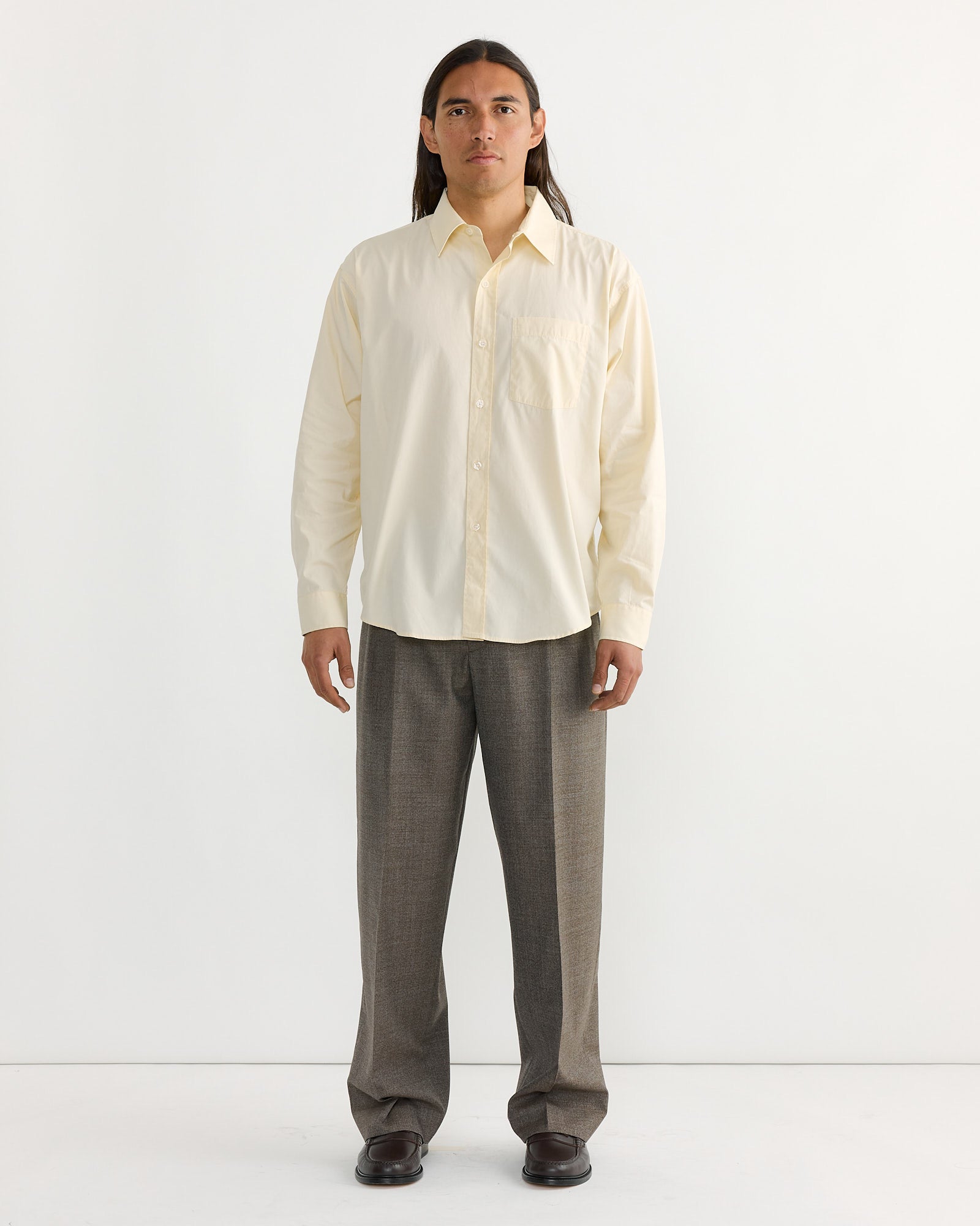 Executive Shirt in Faded Yellow Executive Shirt in Faded Yellow