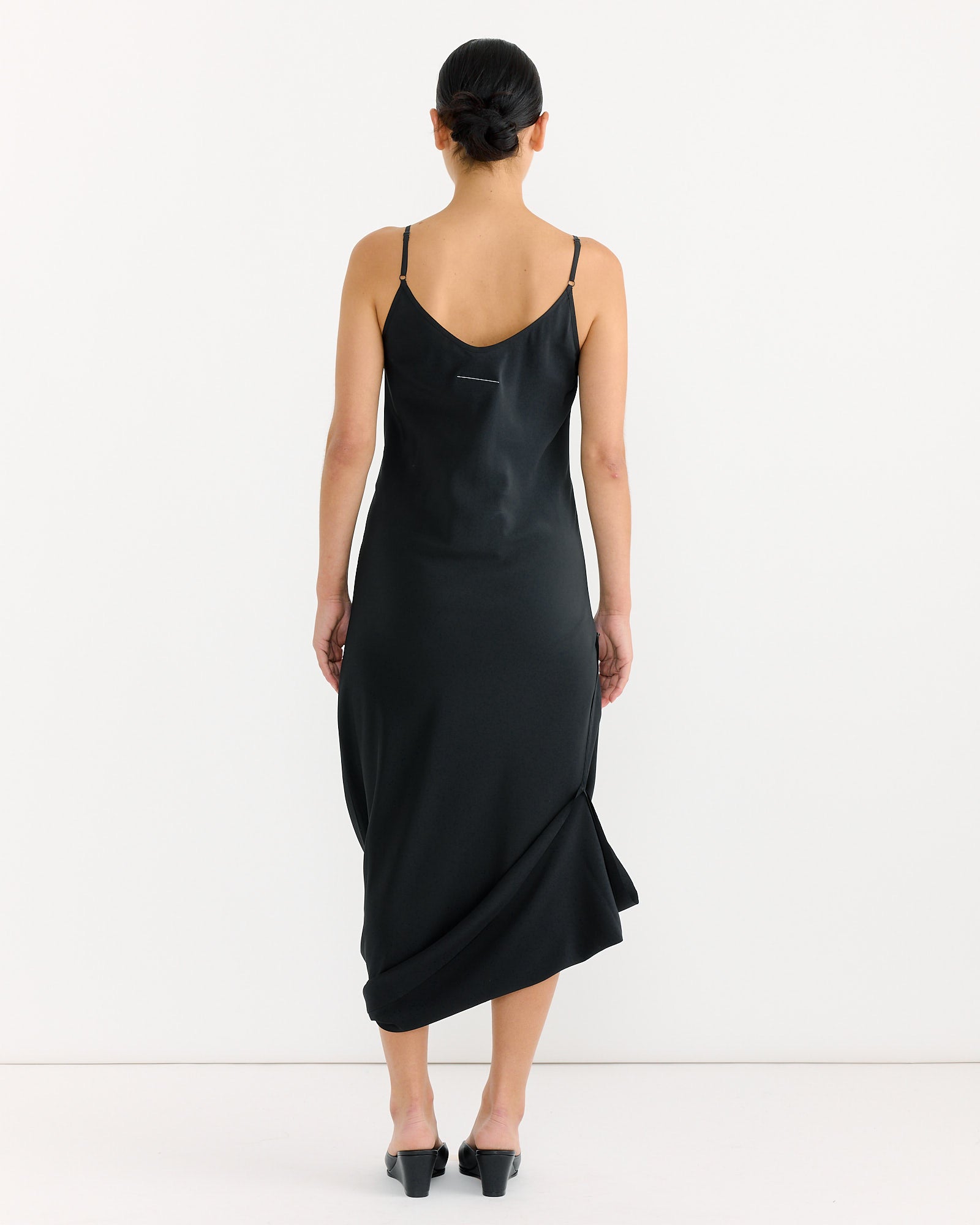 maison margiela silk dress Silk satin maxi dress