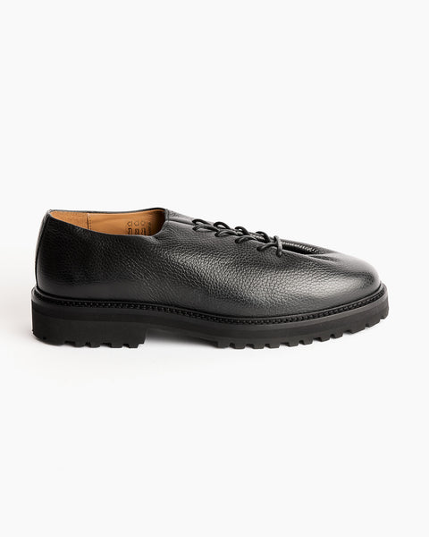 Edouard Lug Derbys in Grained Black