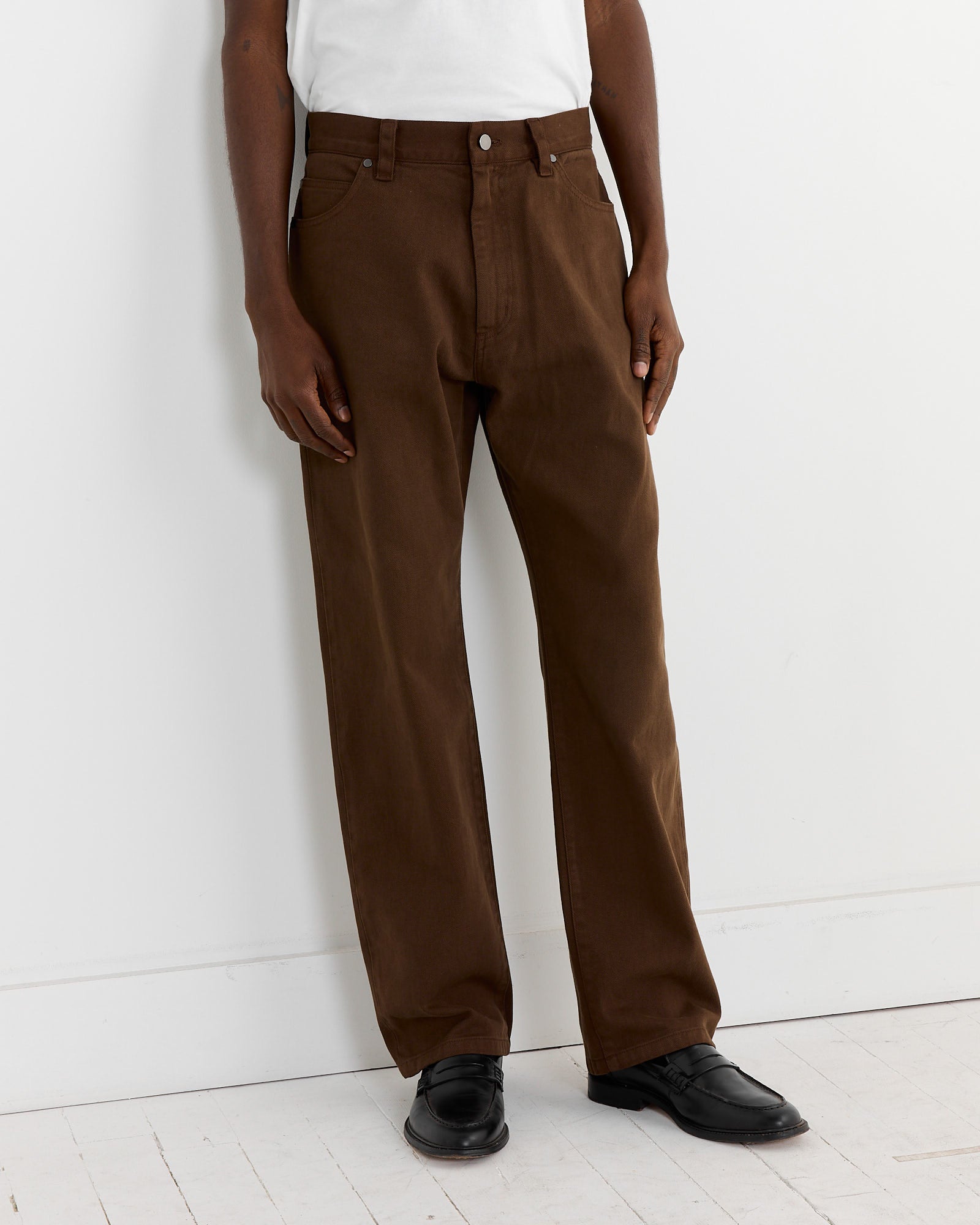 Smock Ply Jean in Cotton Twill Cacao