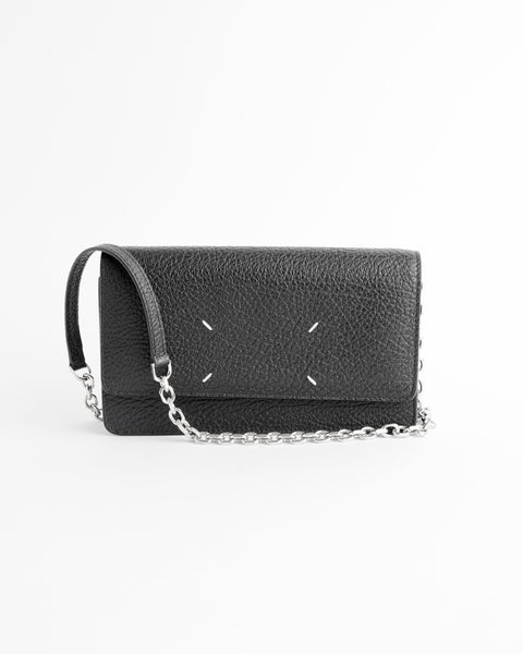 バッグ Maison Margiela WALLET ON CHAIN MEDIUM Wallet On Chain in Black