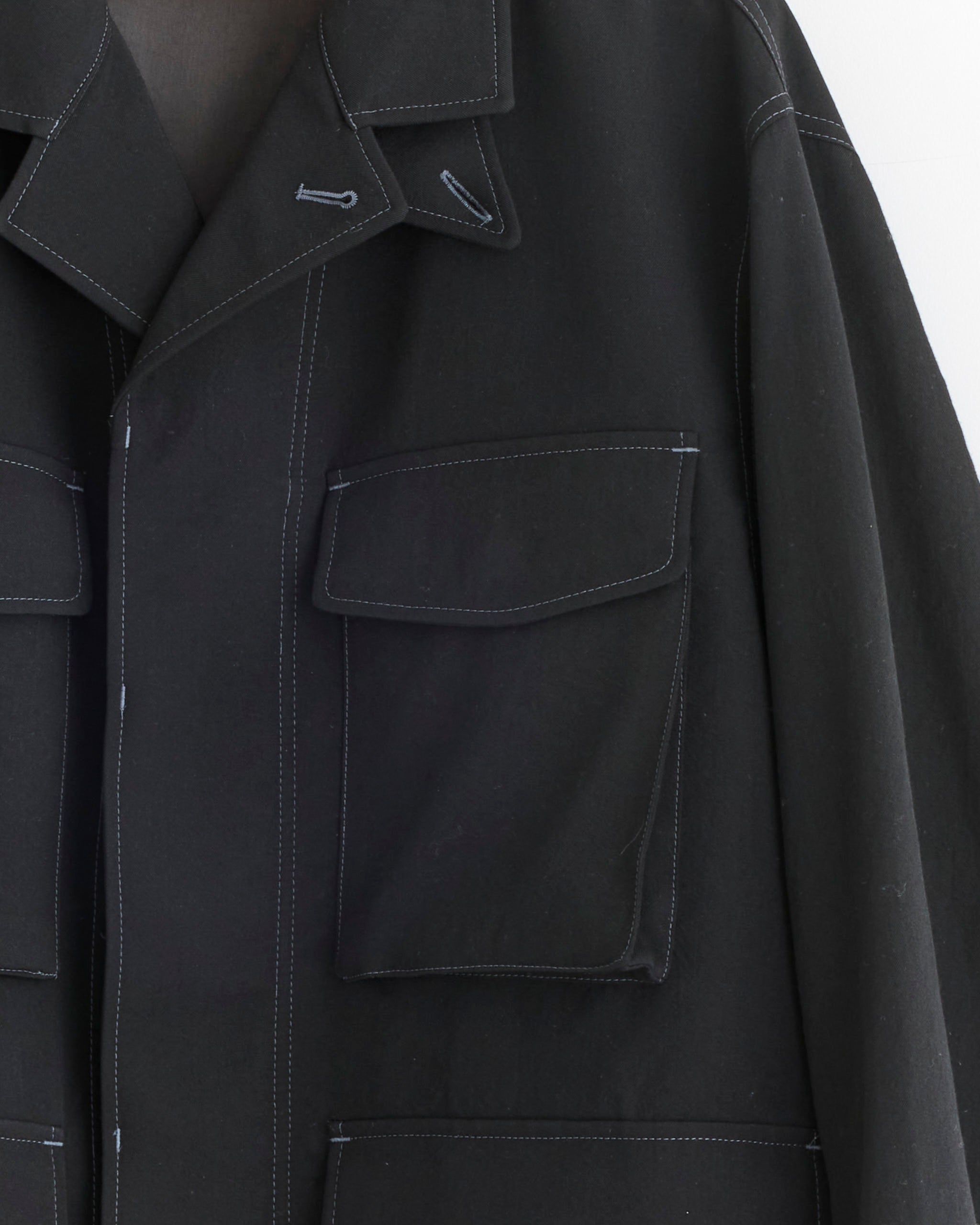 Lemaire Soft Field Jacket - Black / 48 (271152)