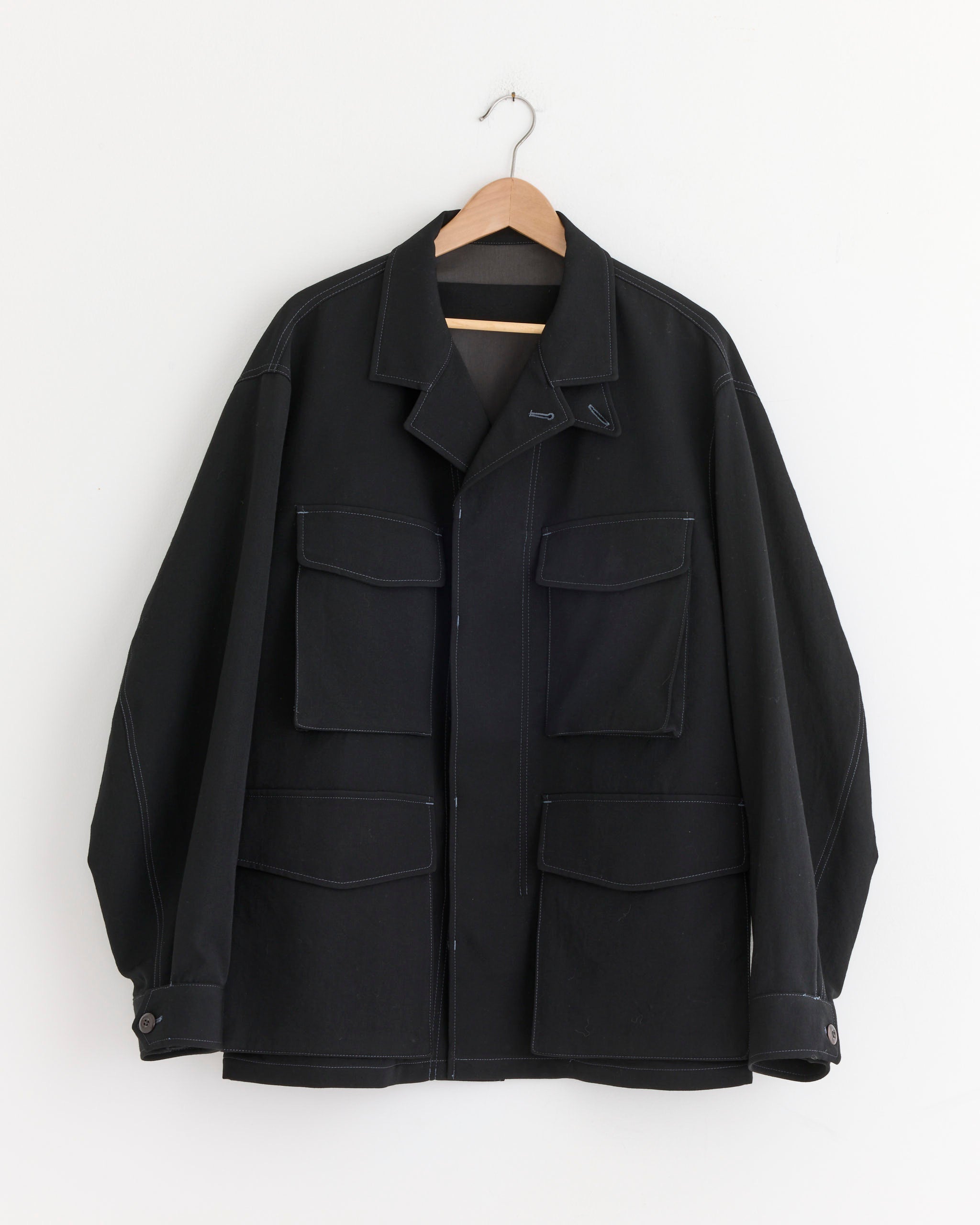 Lemaire Soft Field Jacket - Black / 48 (271152)