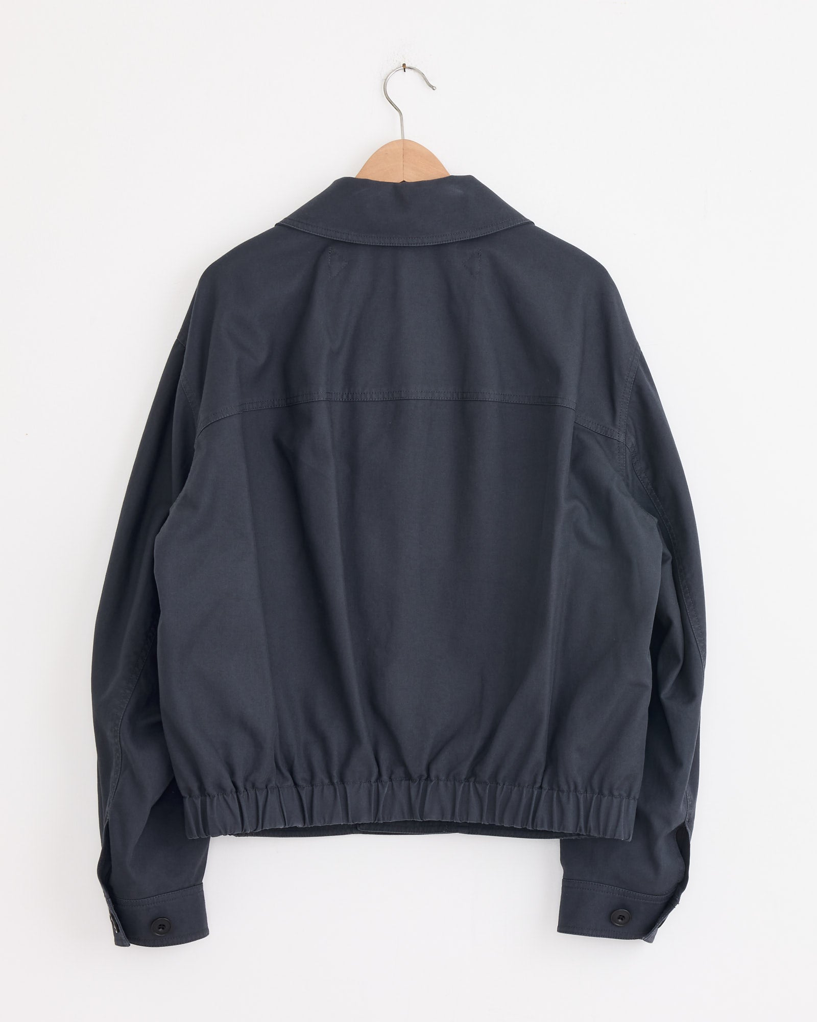 Boxy Blouson in Graphite Blue
