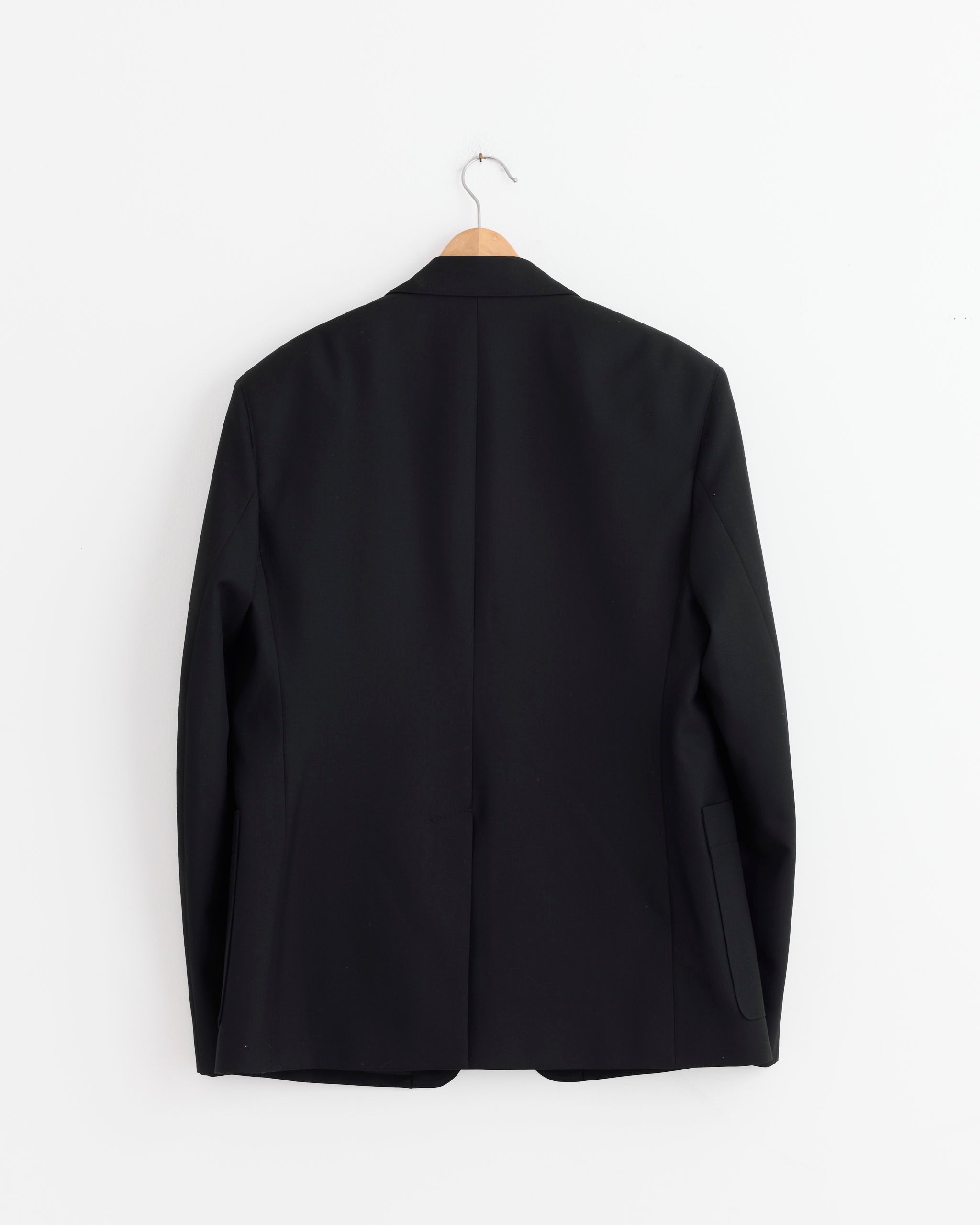 Lemaire Tailored SB Jacket Marine Melange - Marine Melange / 48 (271157)