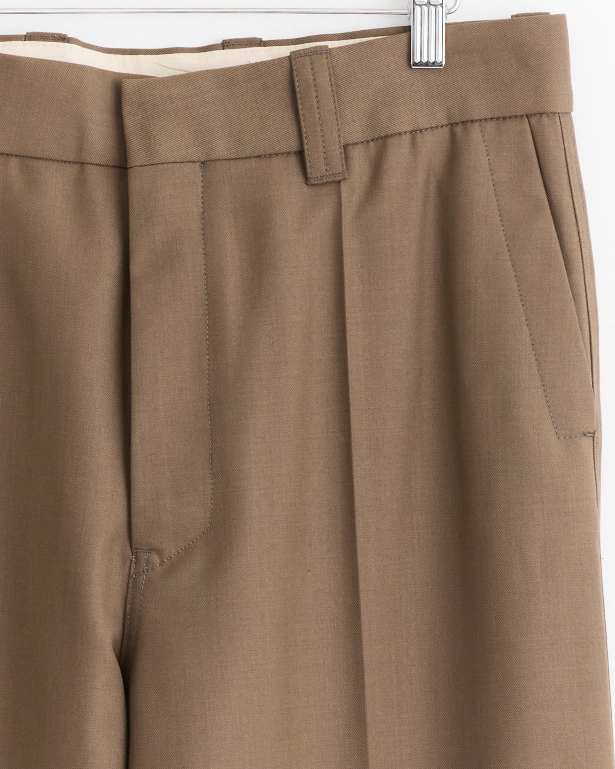 Straight Tailored Pant in Taupe Melange - Taupe Melange / 50 (271187)