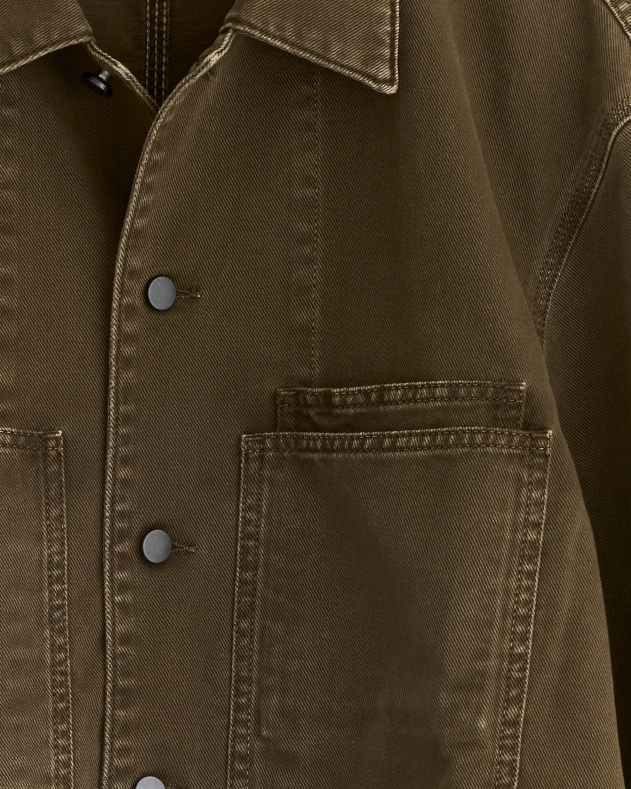 Workwear Overshirt in Moss Green - Moss Green / 48 (271214)