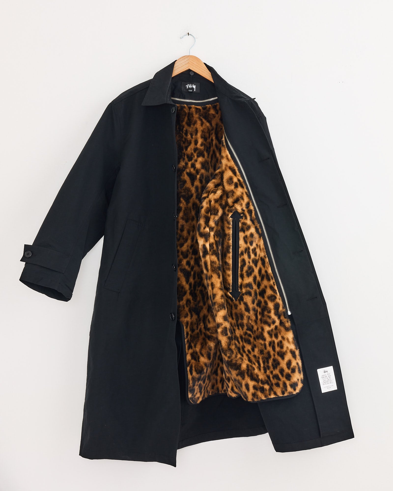 Stussy All Season Trench Coat Black - Black / M (271368)