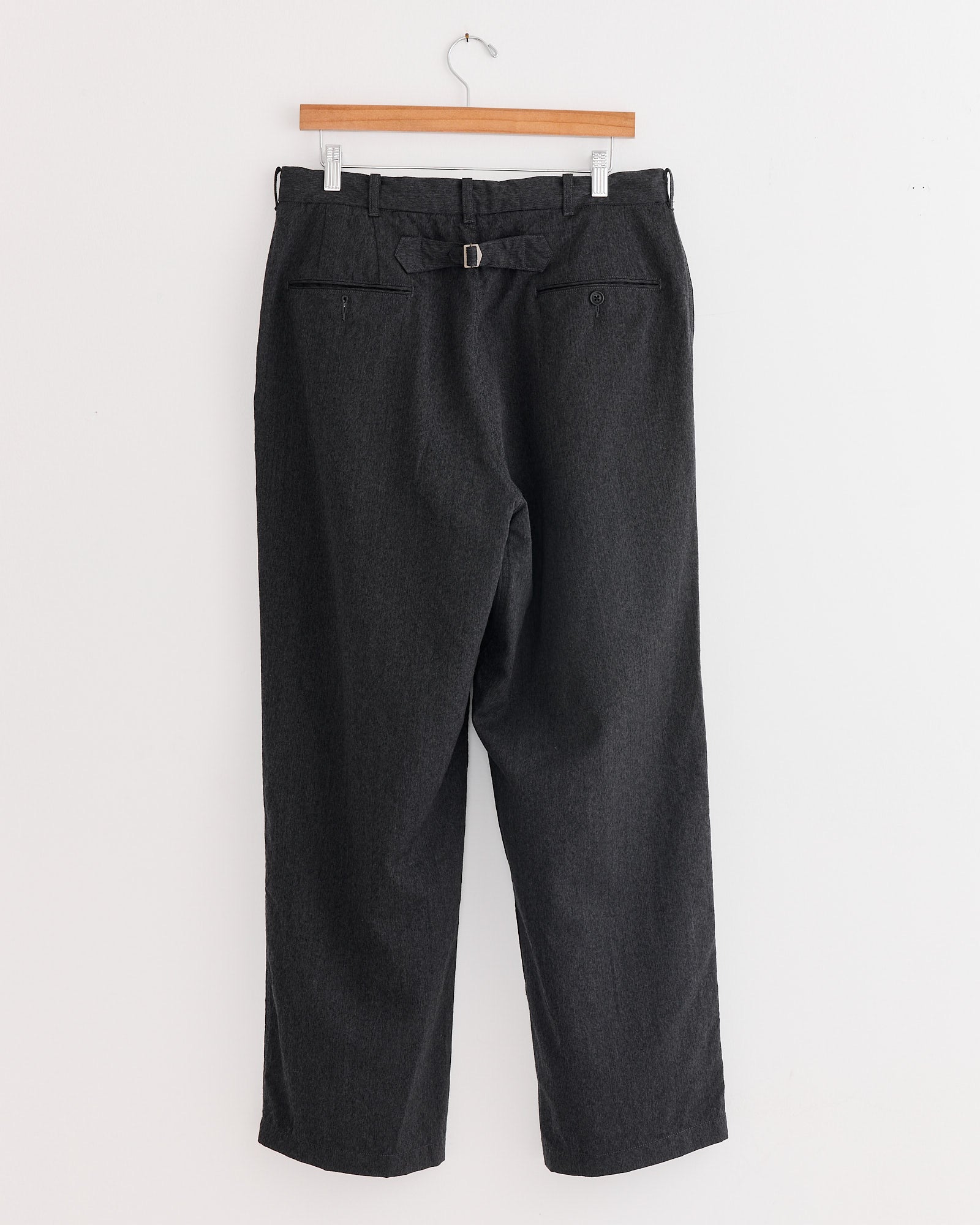 Nanamica Wool Gabardine Pleat Pant Charcoal - Charcoal / 32 (271591)