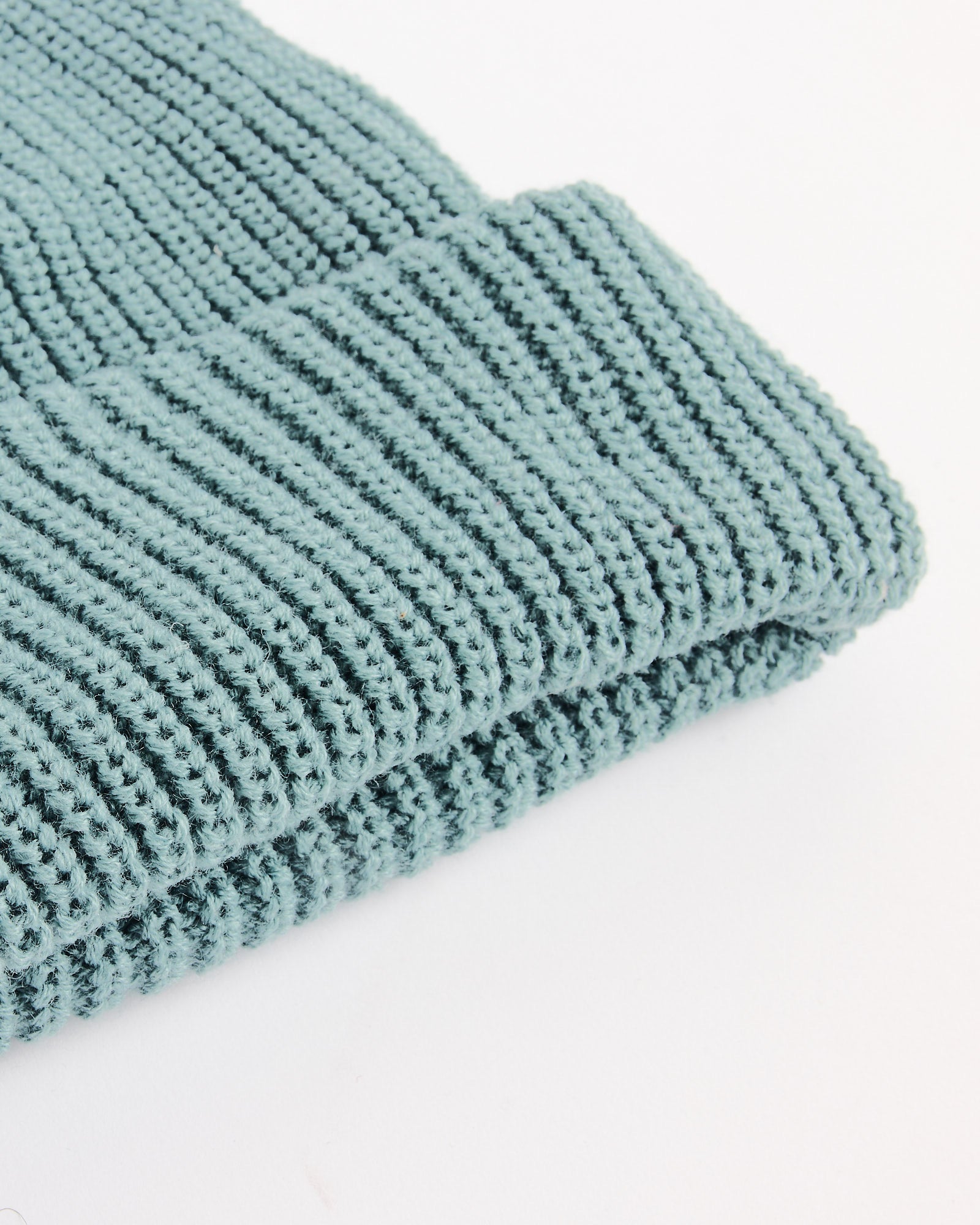 Rototo 5075 Chunky Beanie - Cadet Blue - OS - Default Title (271705)