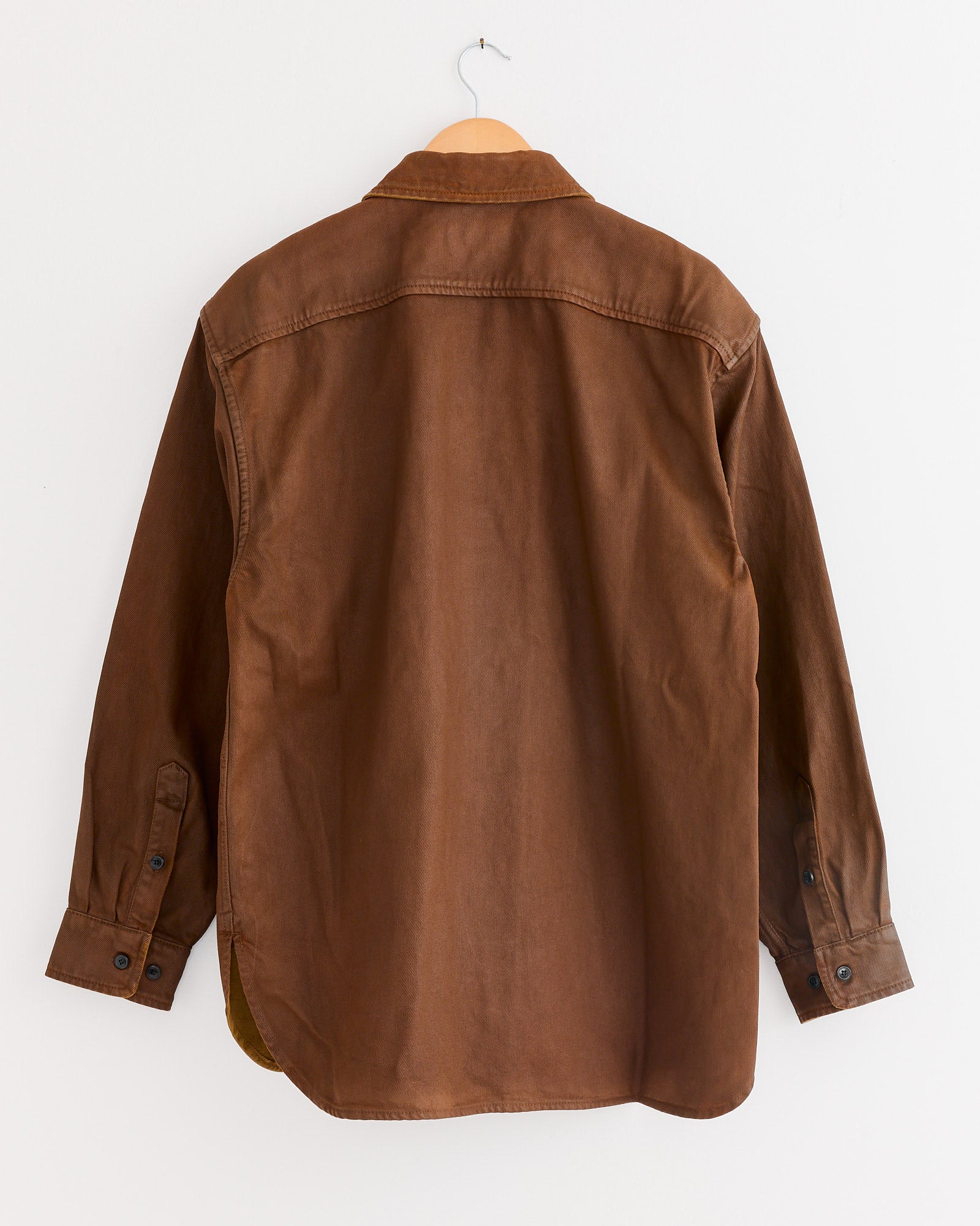 Dries Van Noten Croomson Den 2383 Shirt Rust - Rust / M (271801)