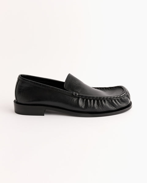Leather Loafers in Black