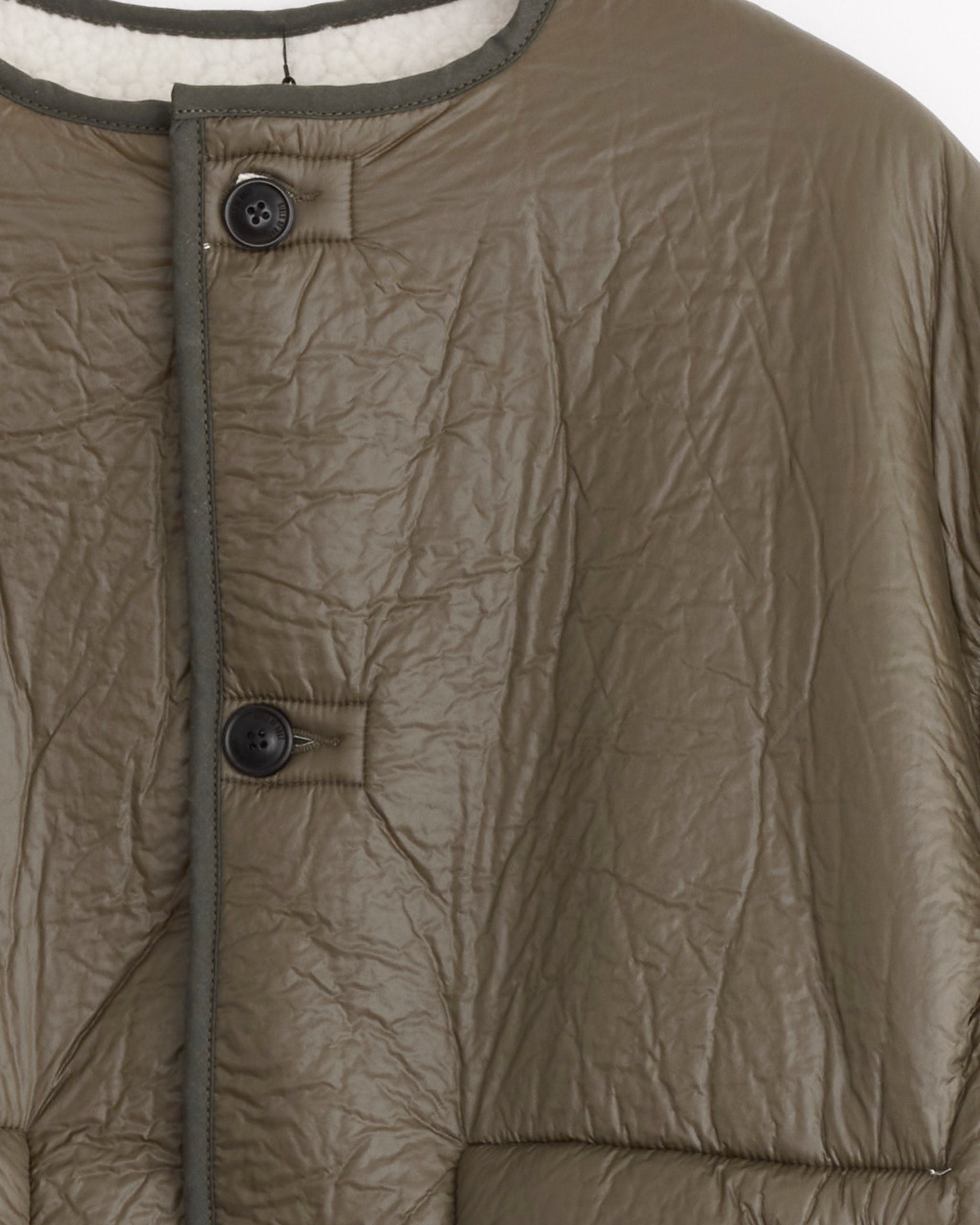 Solar Jacket in Fossil/Off White - Fossil/Off White / S (271983)