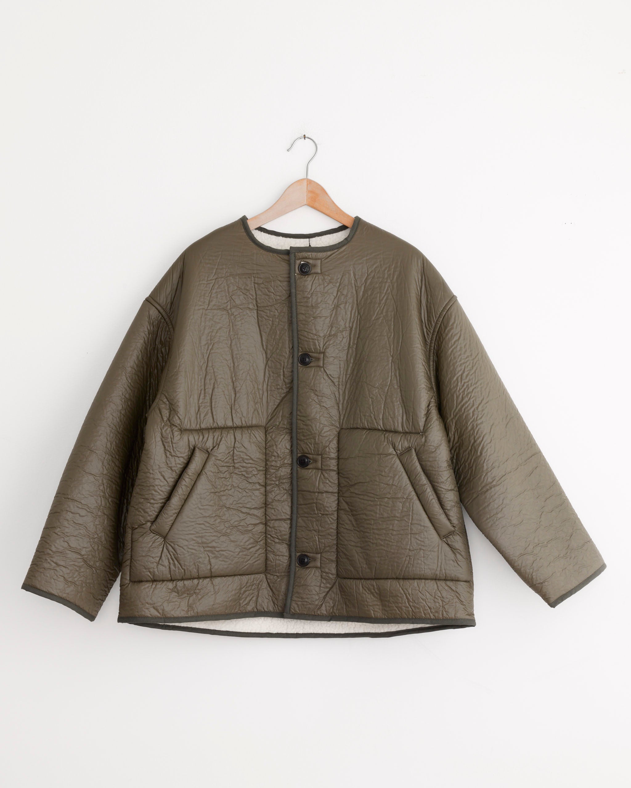 Solar Jacket in Fossil/Off White - Fossil/Off White / S (271983)