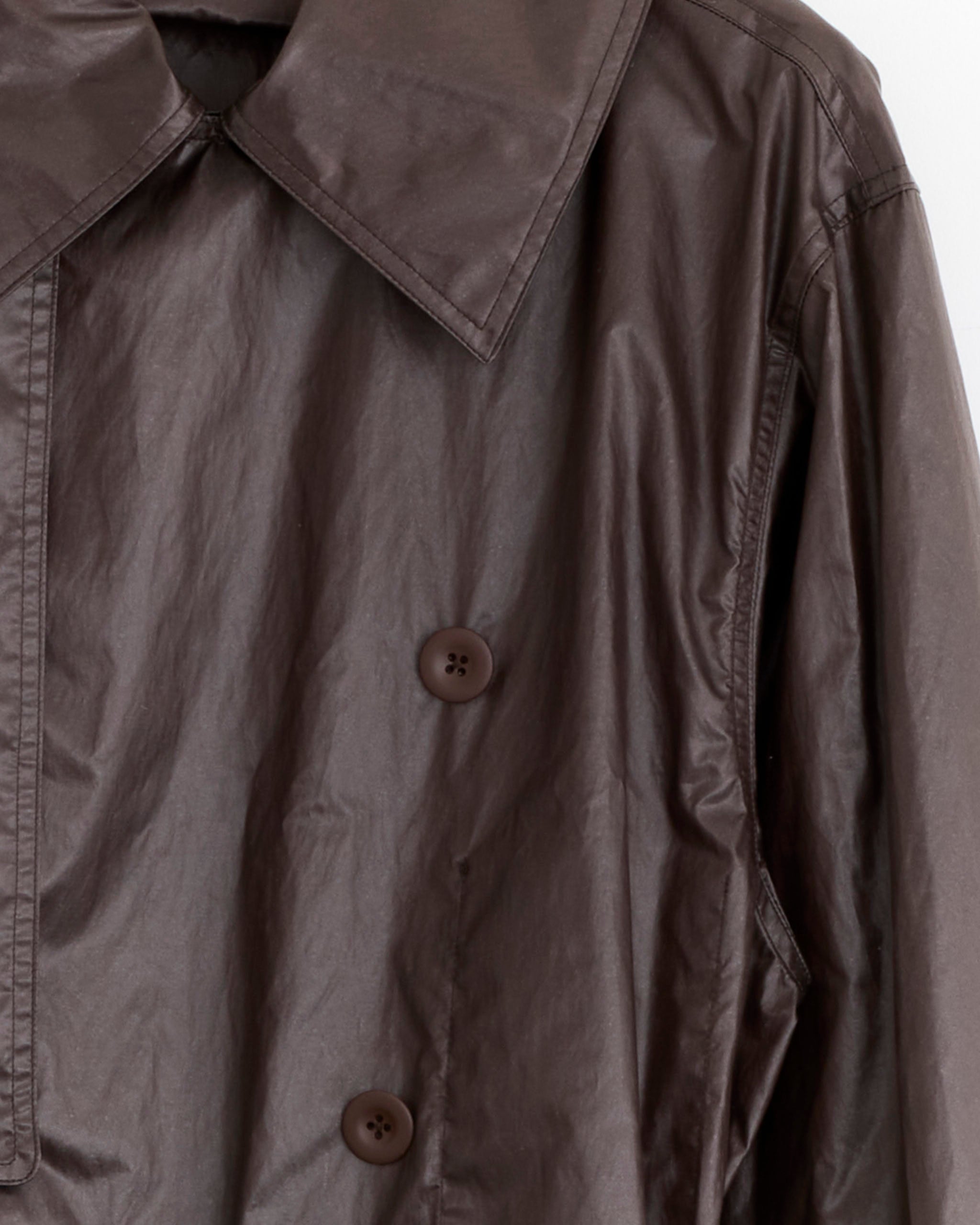 Trench Coat in Dark Cherry