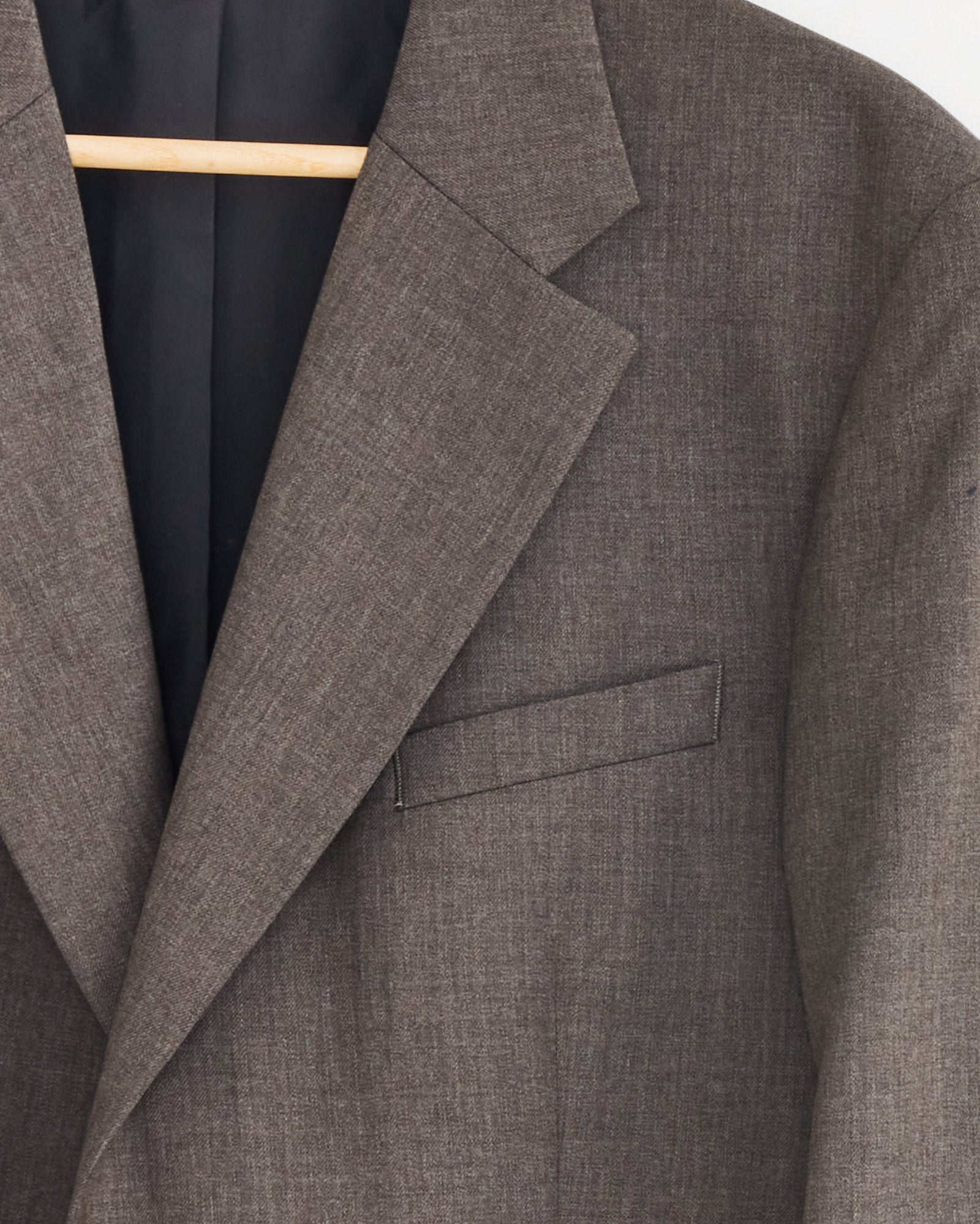 Single Breasted Blazer in Taupe - Taupe / L (272610)