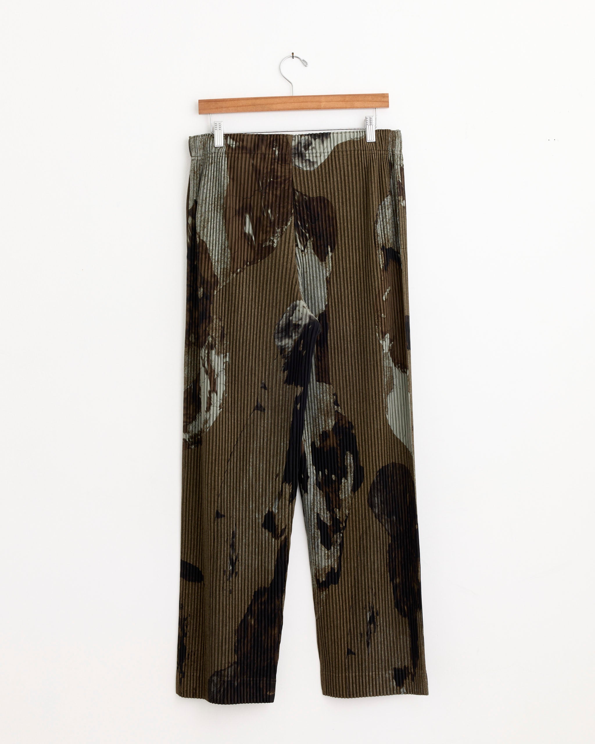 Issey Miyake Homme Plisse Painted Stone Pant Brown - Brown / 3 (272752)