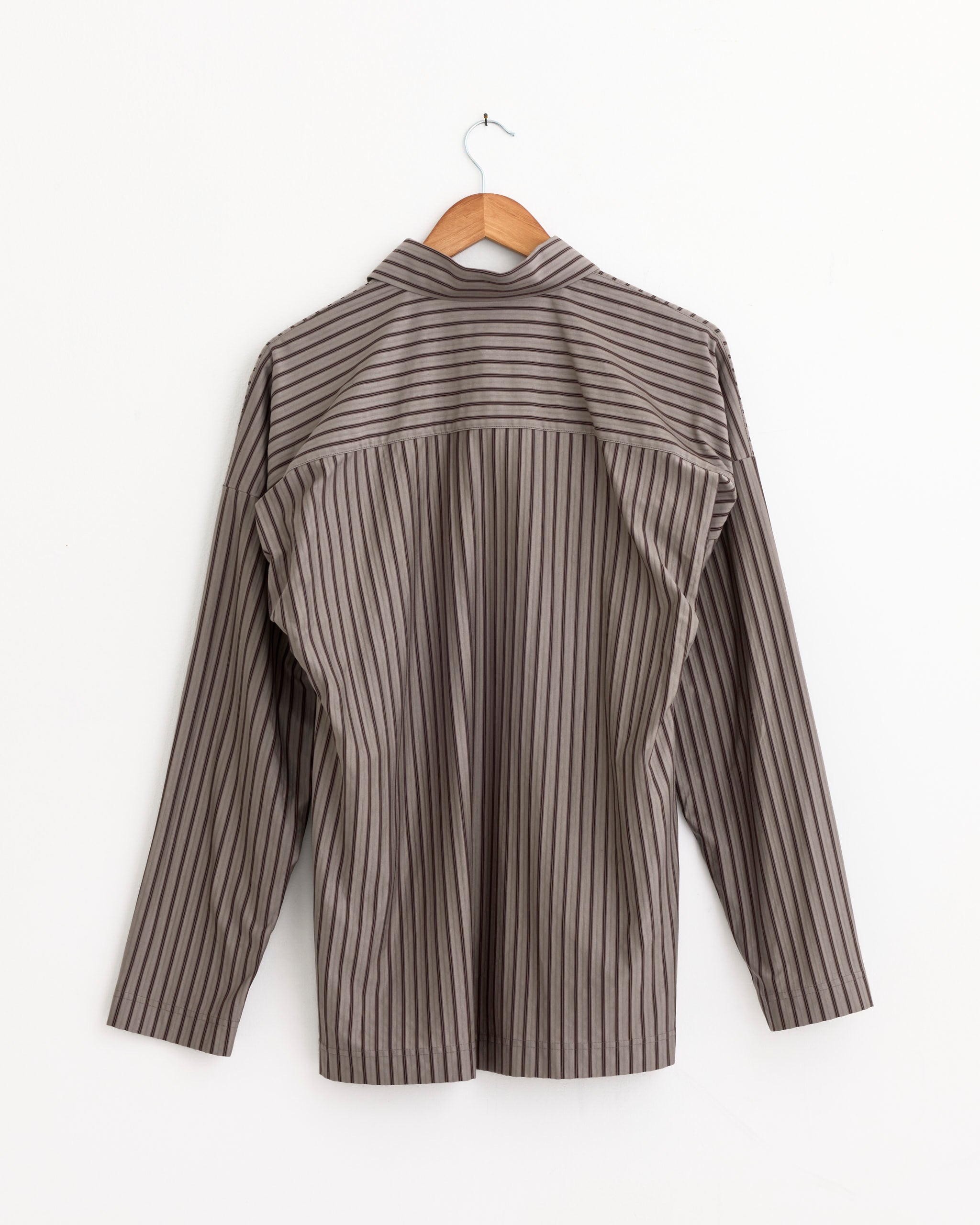 Stripe Jersey Shirt in Grey